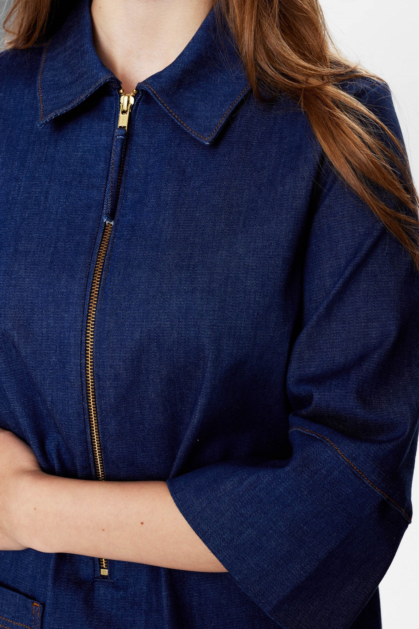NUIZZAS DRESS  - Dark Denim Blue - Image 4