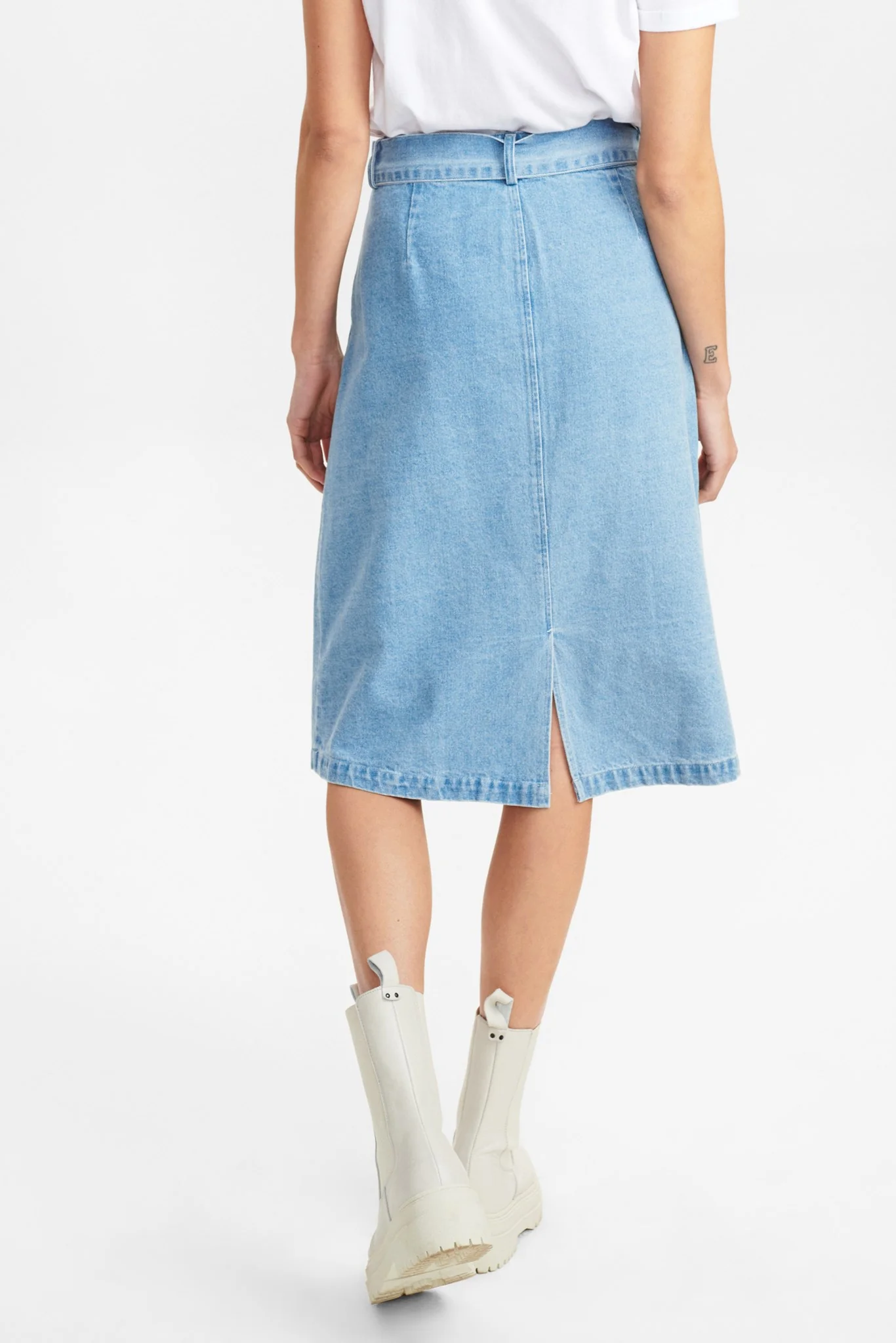 NUJENNA SKIRT - Light Blue Denim - Image 2
