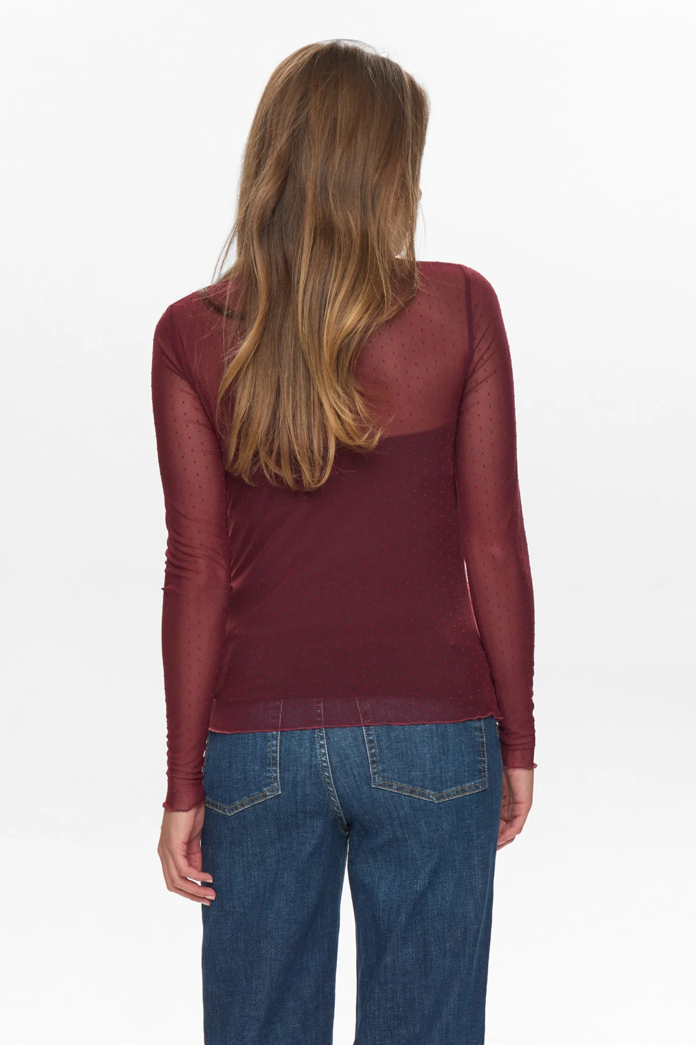 NUJINNIE BLOUSE - Winetasting - Image 2