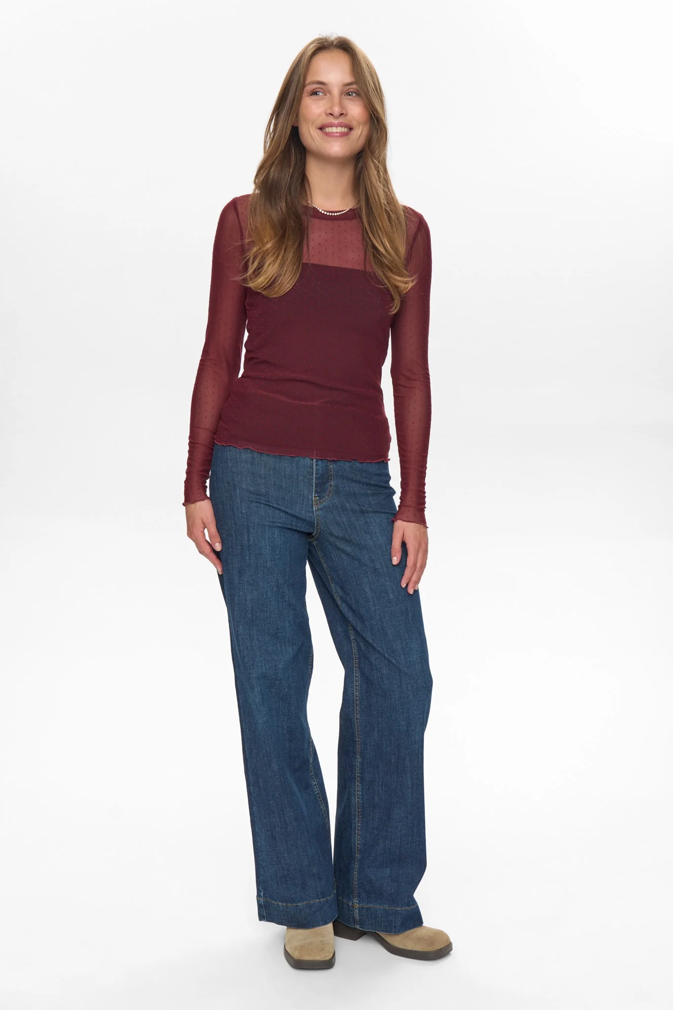 NUJINNIE BLOUSE - Winetasting - Image 3
