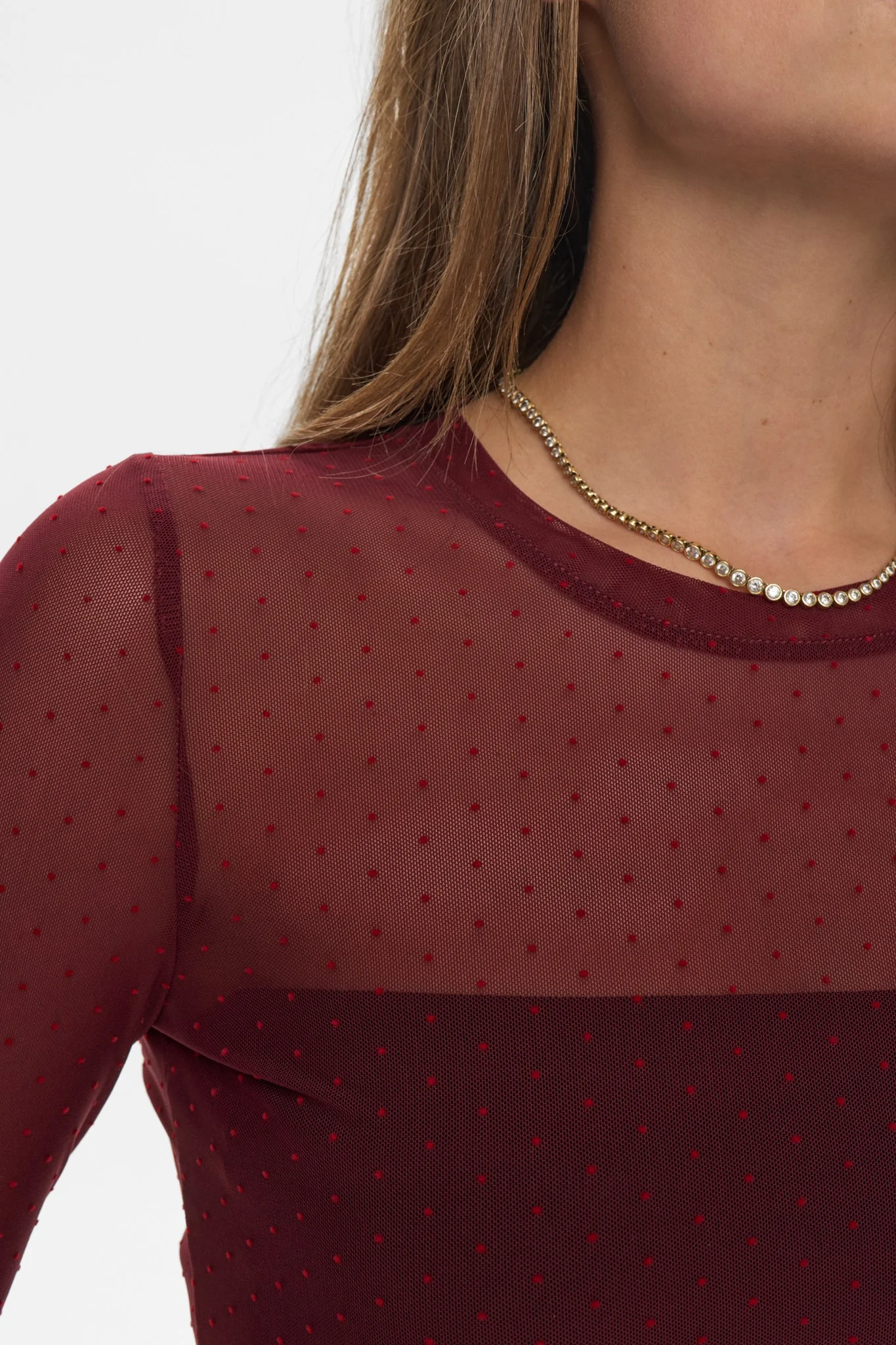 NUJINNIE BLOUSE - Winetasting - Image 4