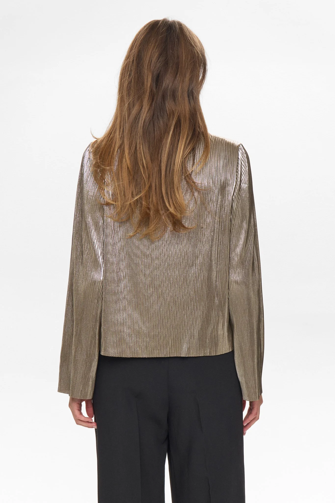 NUJIVA CROPPED BLOUSE - Champagne - Image 2