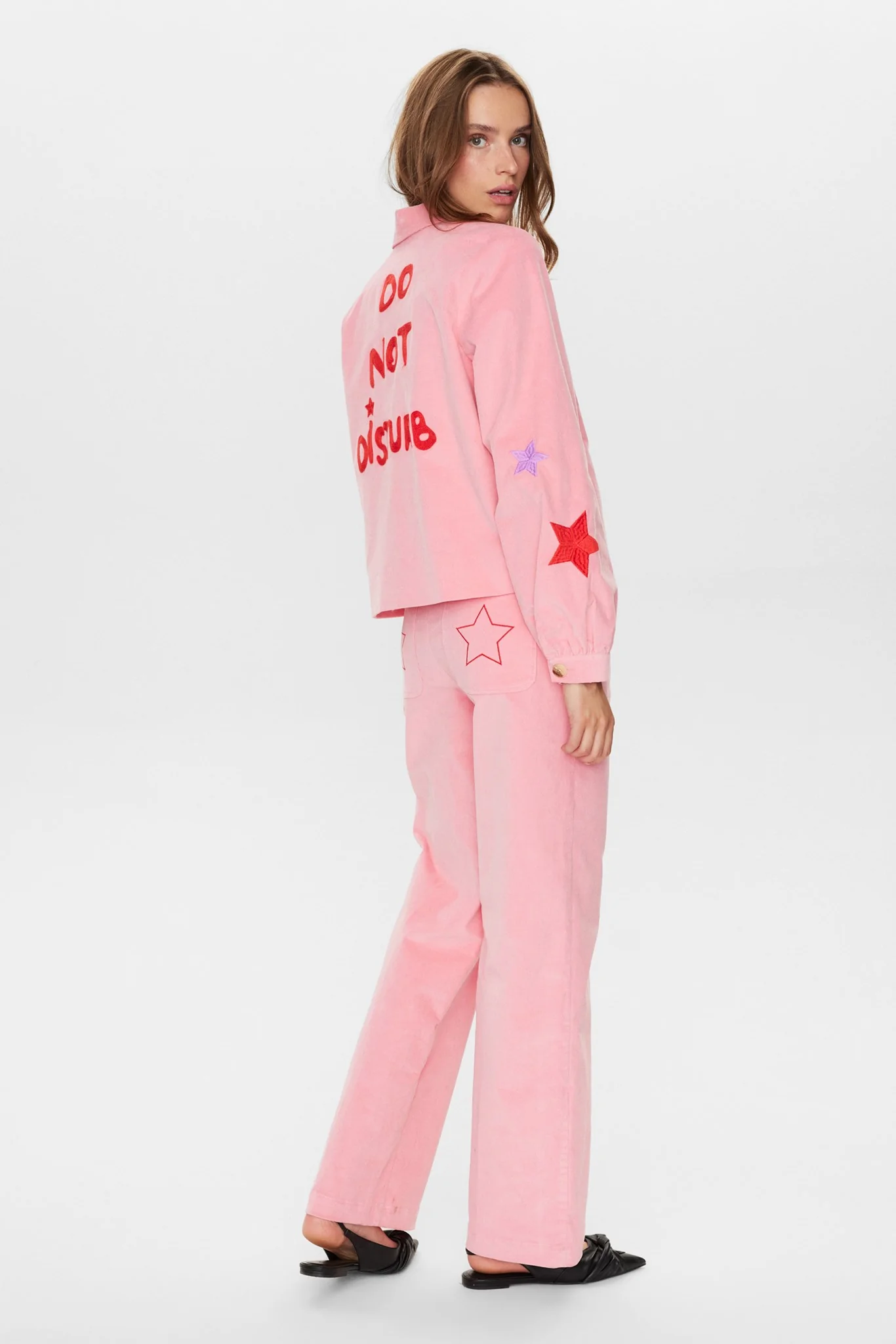 NUJOANNA BLAZER WITH EMB - Peony - Image 6