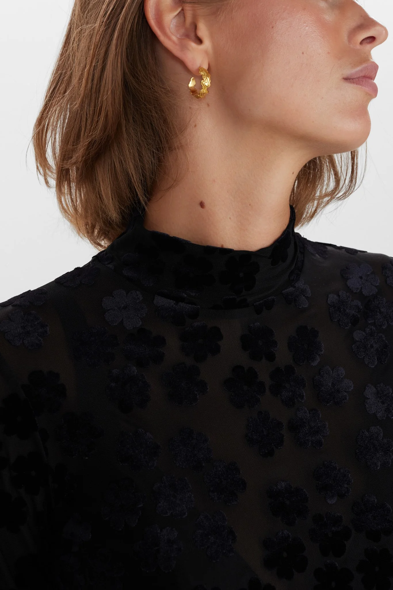 NUJOHANNA HIGH NECK - Caviar - Image 5