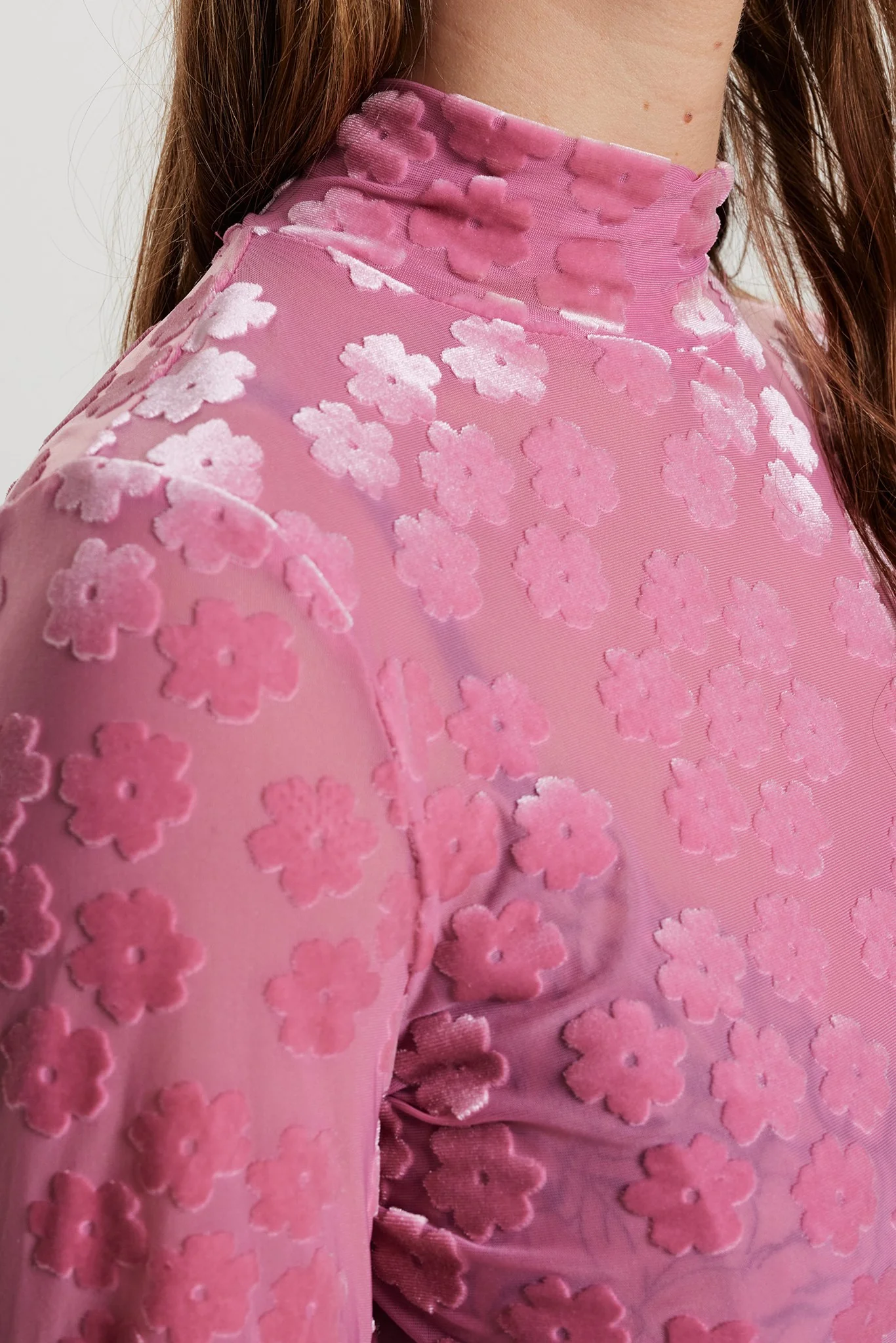 NUJOHANNA HIGH NECK - Pink Frosting - Image 3