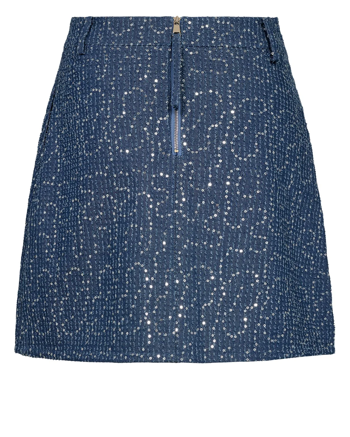 NUJOURNEY SKIRT - Medium Blue Denim - Image 7