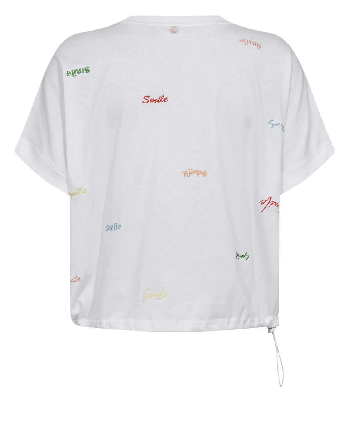 NUJOYA BOXY TEE - Bright White - Image 2