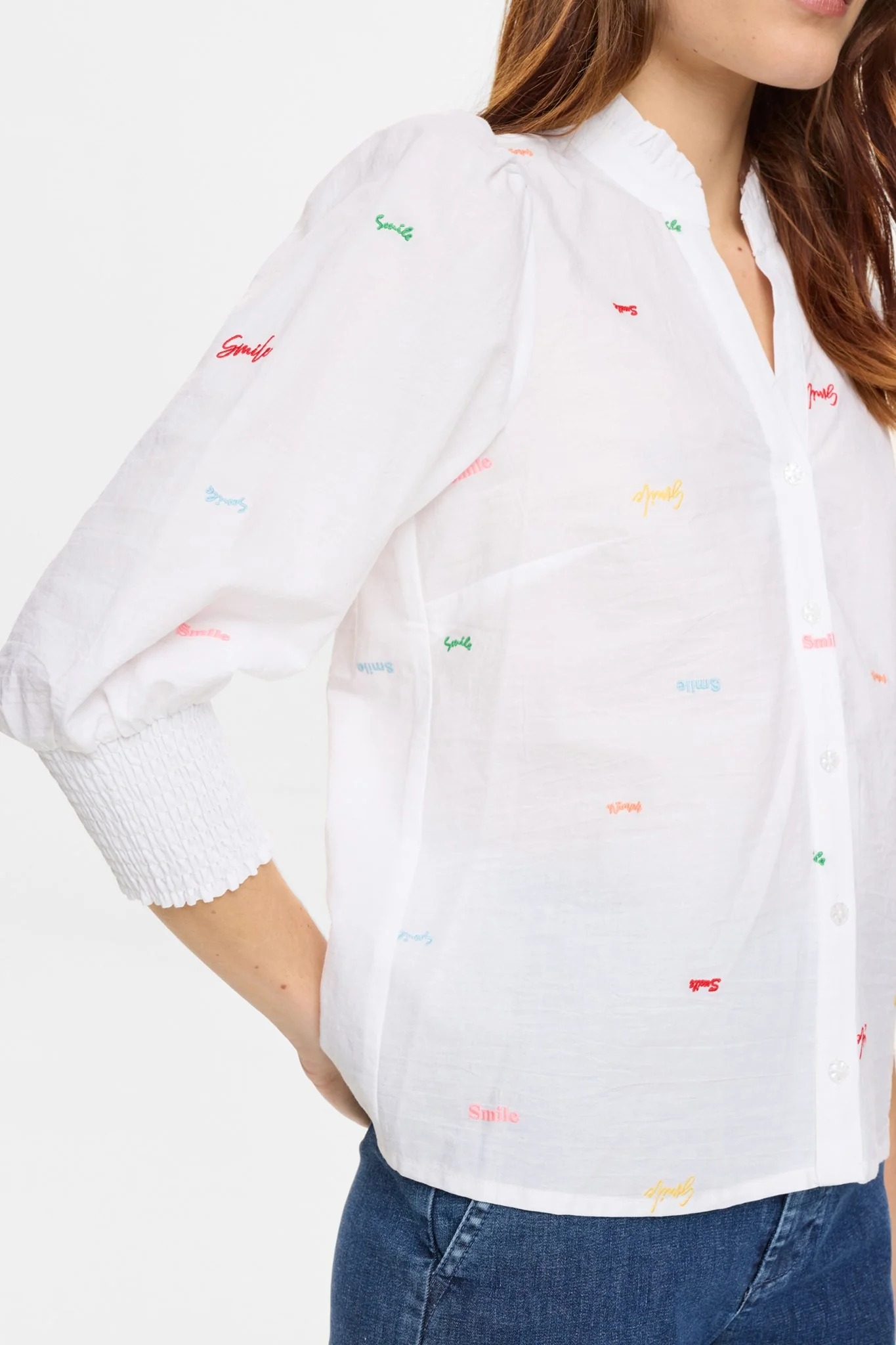 NUJOYA SHIRT - Bright White - Image 4
