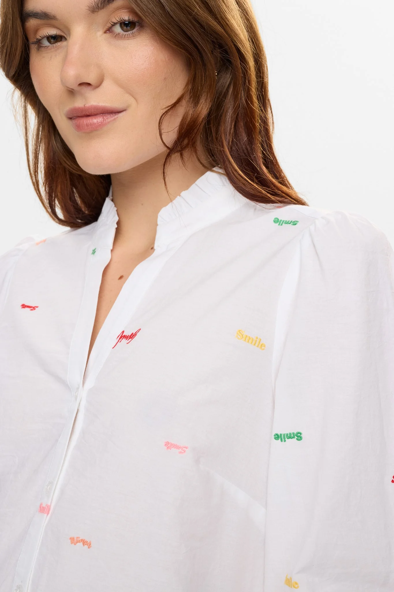 NUJOYA SHIRT - Bright White - Image 5