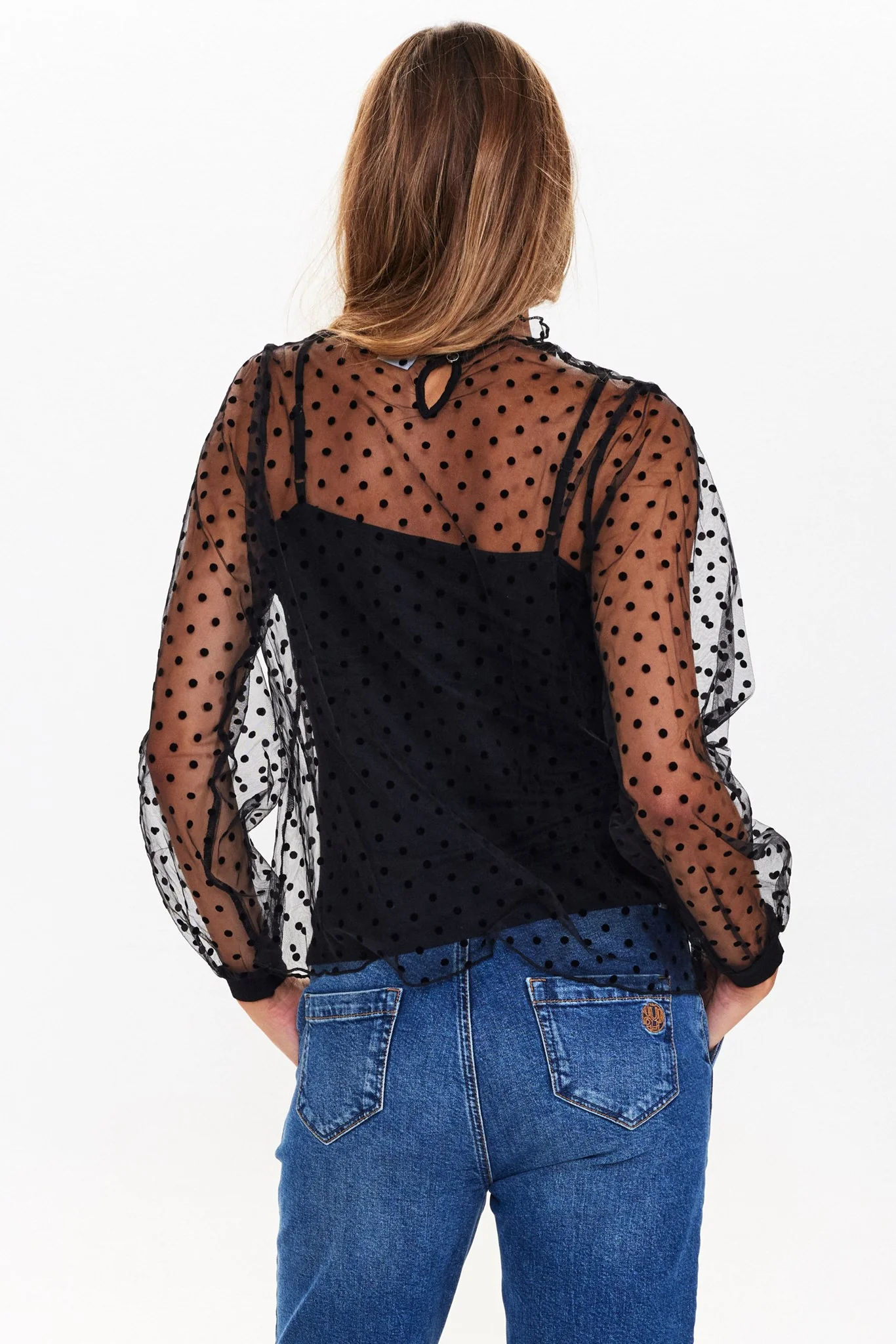 NUJULIETTE BLOUSE - Caviar - Image 2