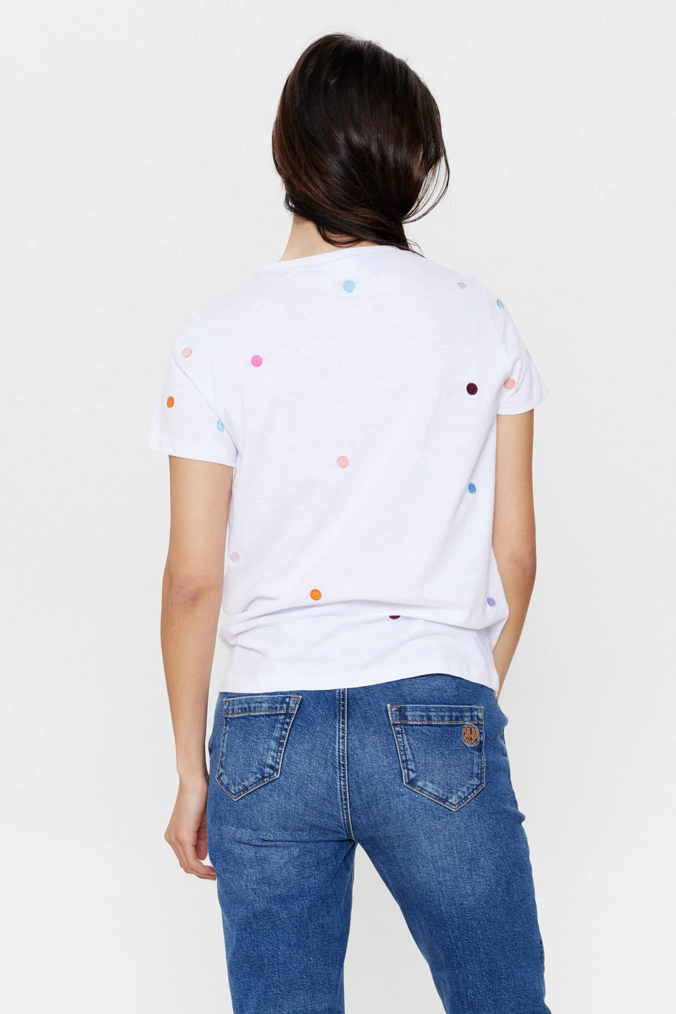 NUJULY TEE - GOTS - Bright White - Image 2