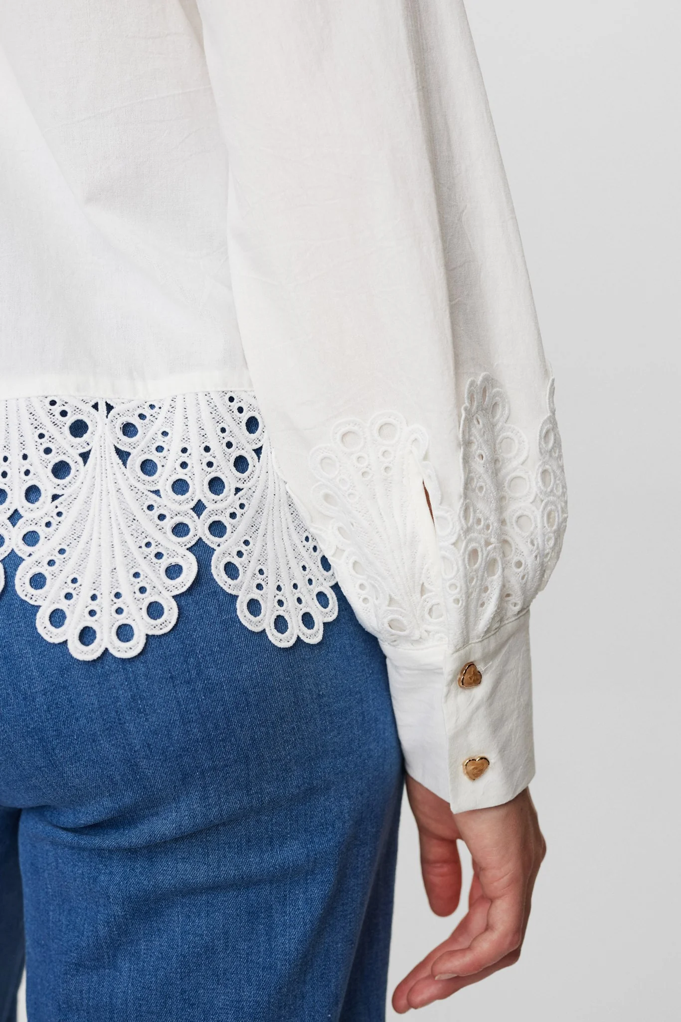 NUKAISA SHIRT - Cloud Dancer - Image 4