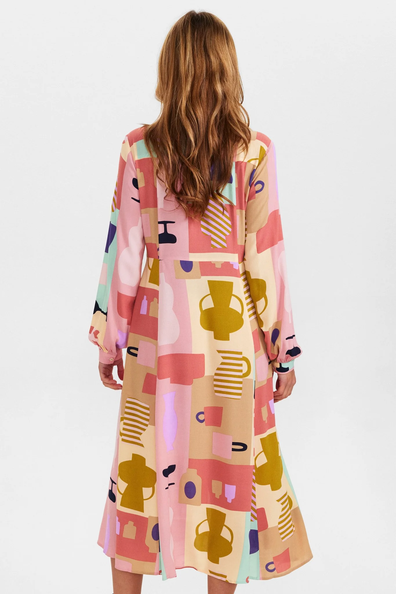 NUKAMILIA SHIRT DRESS - Mellow Rose - Image 2