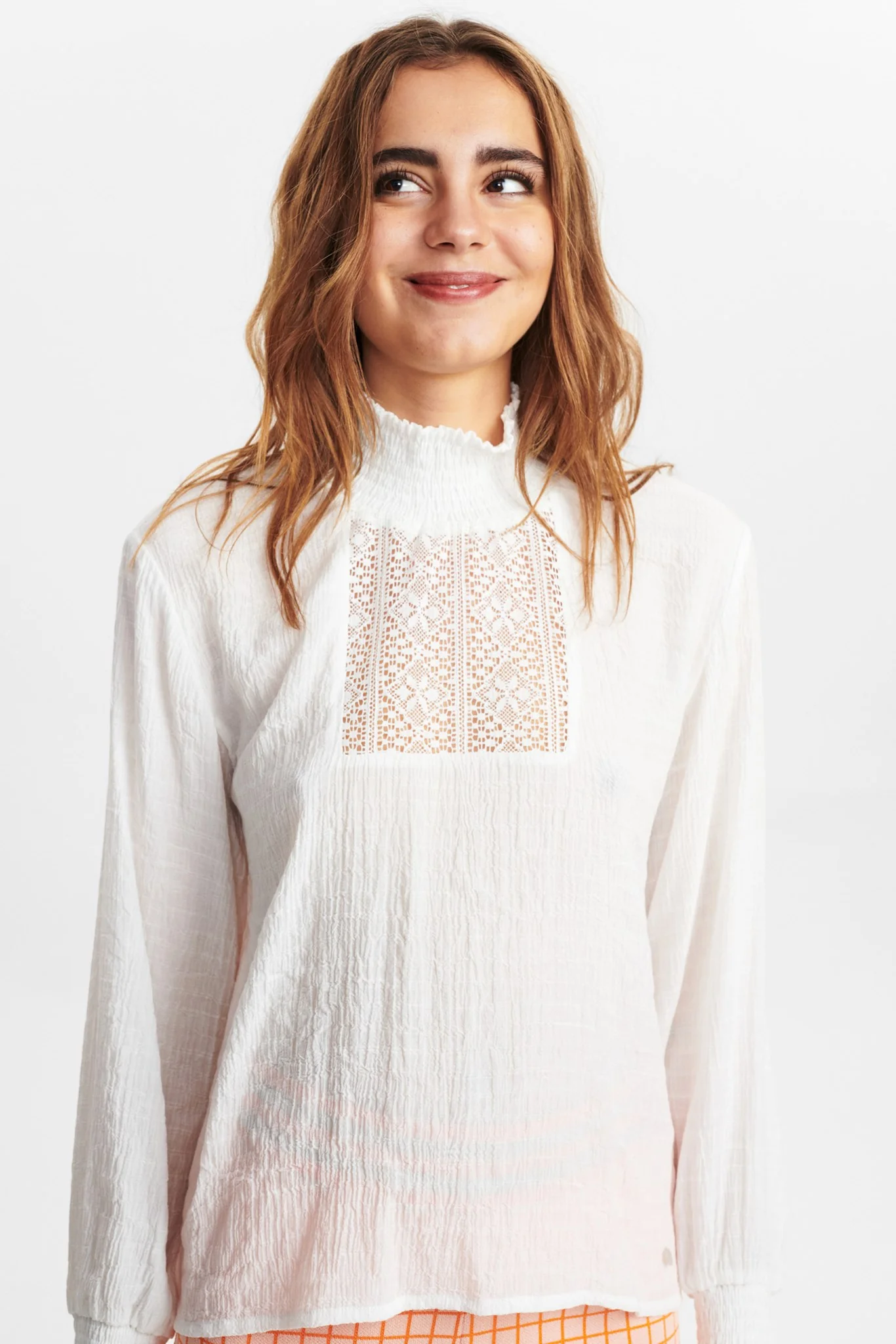 NUKAMITA BLOUSE - Cloud Dancer - Image 6