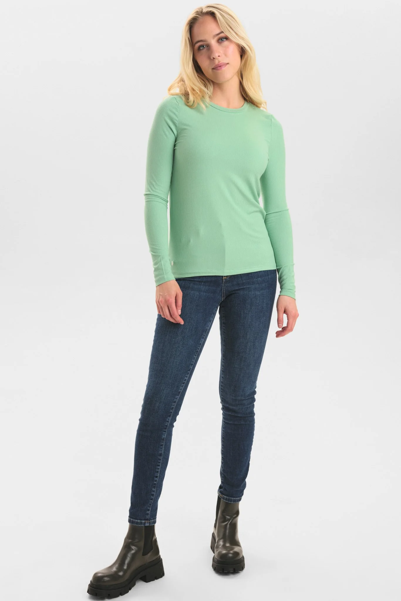 NUKARMA BLOUSE  - Grayed Jade - Image 3