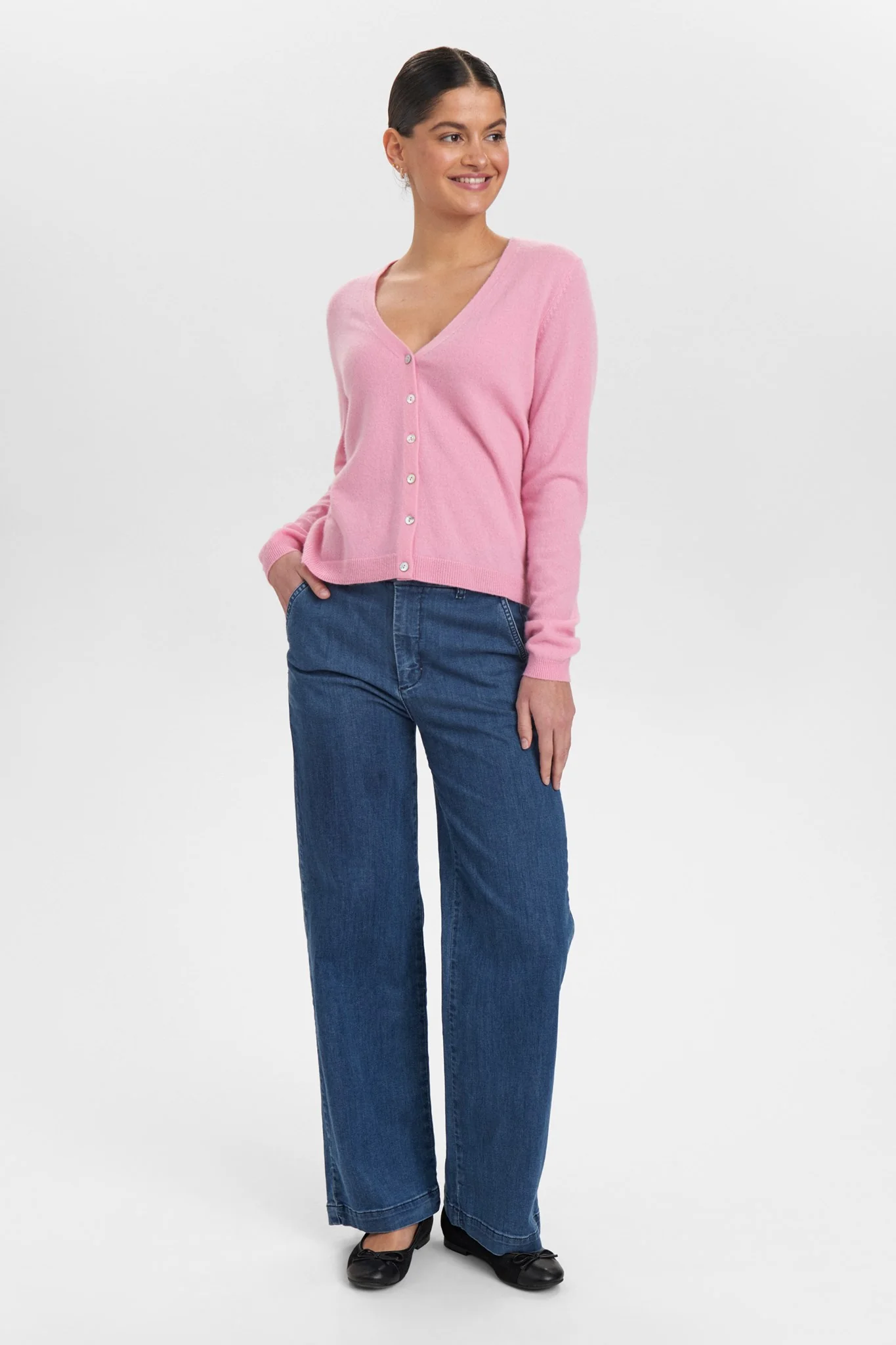NUKASHA CARDIGAN - Pink Cosmos - Image 3