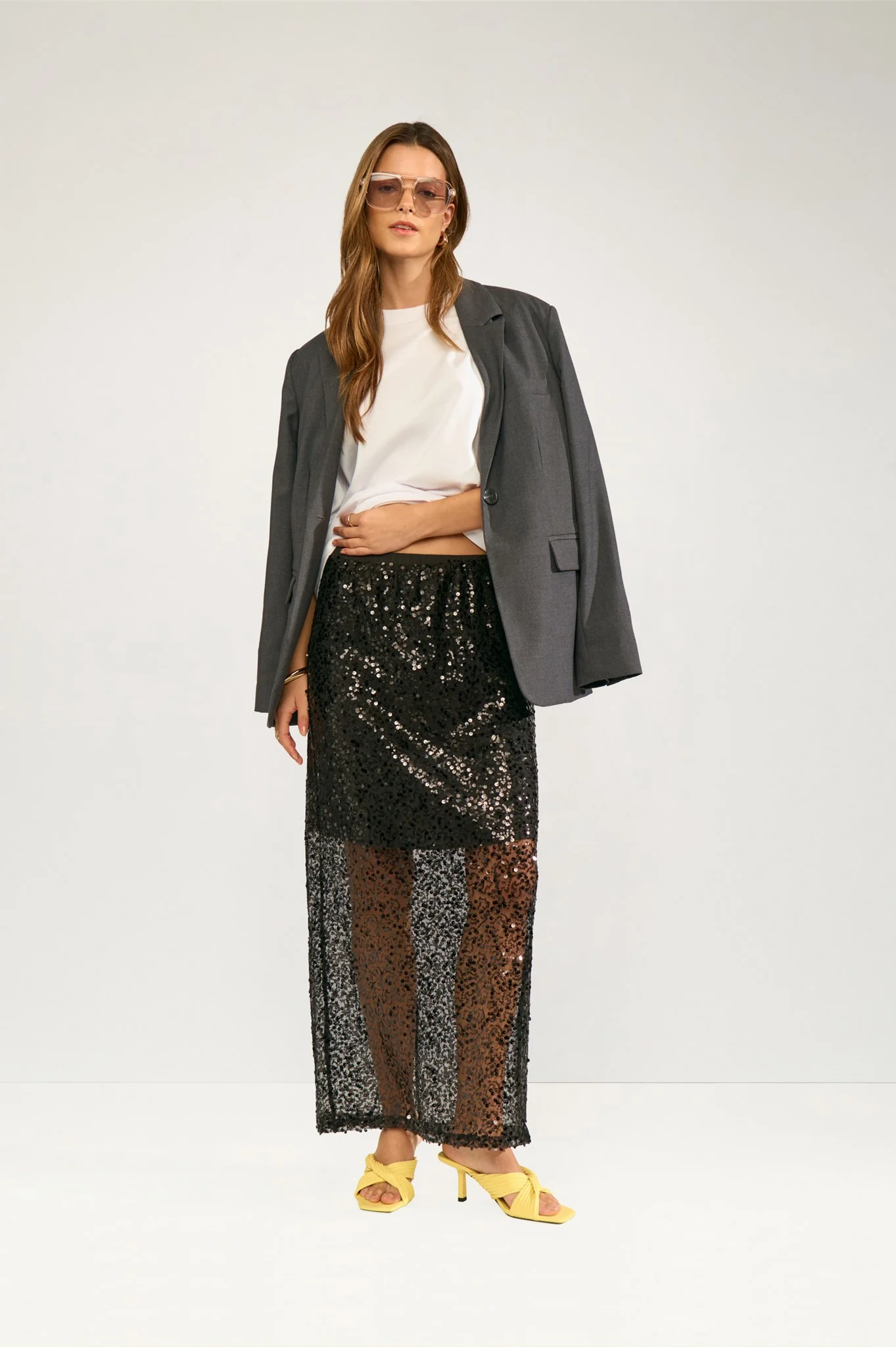 NUKASIA SKIRT  - Caviar - Image 6