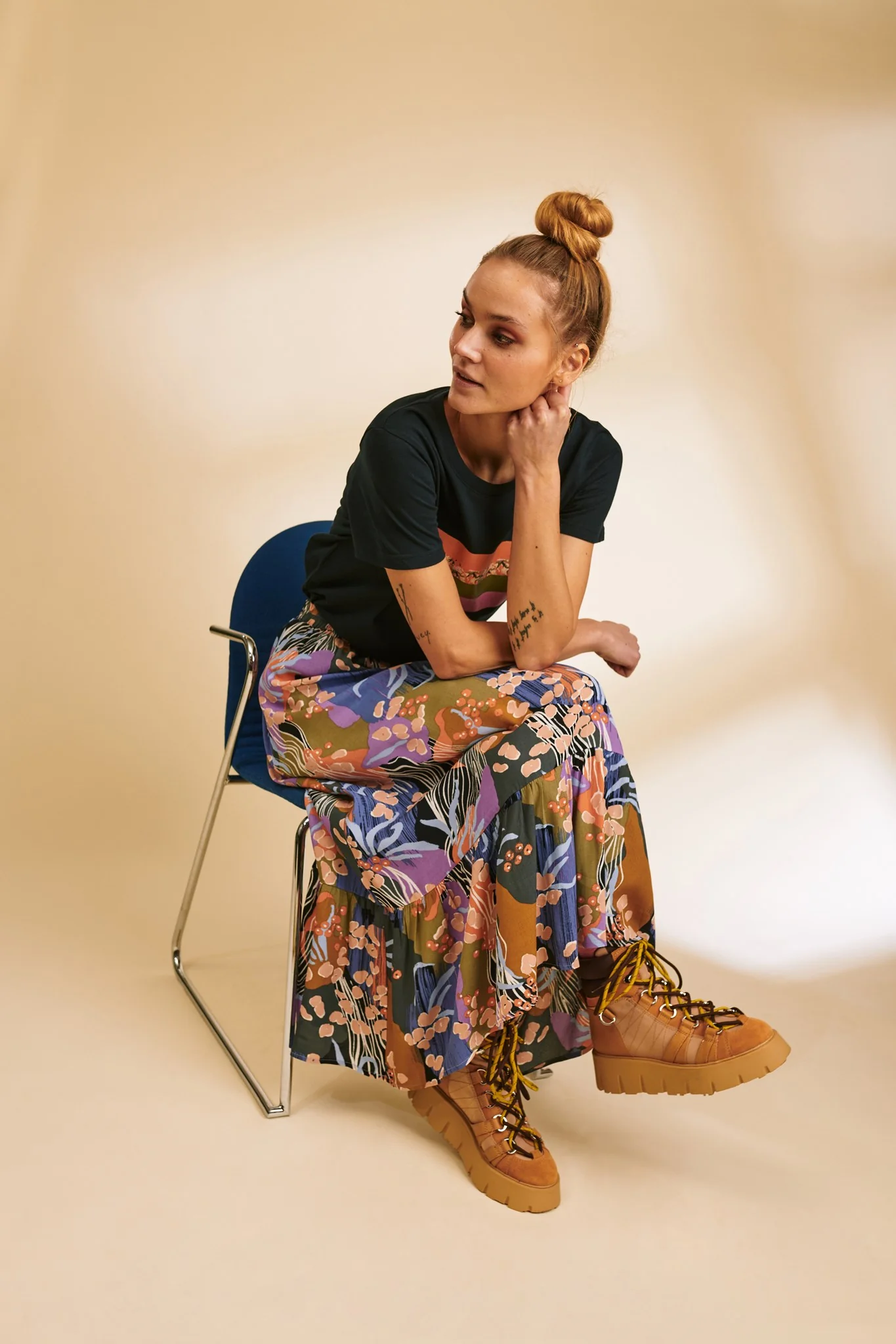 NUKAYA TEE - Dark Sapphire - Image 3