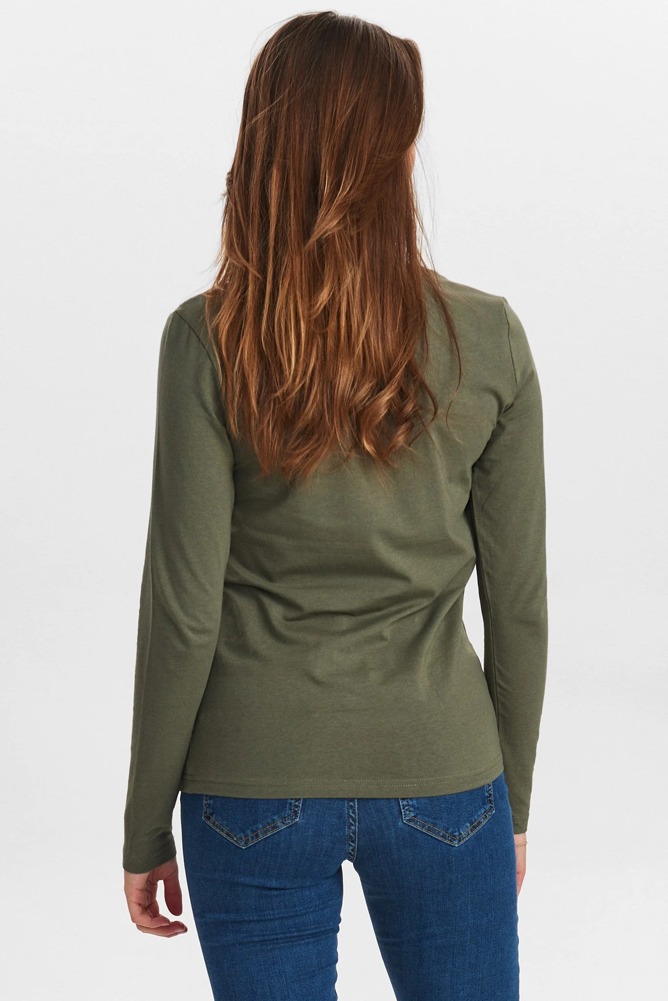 NUKAZUMI LS BLOUSE - Deep Lichen Green - Image 2