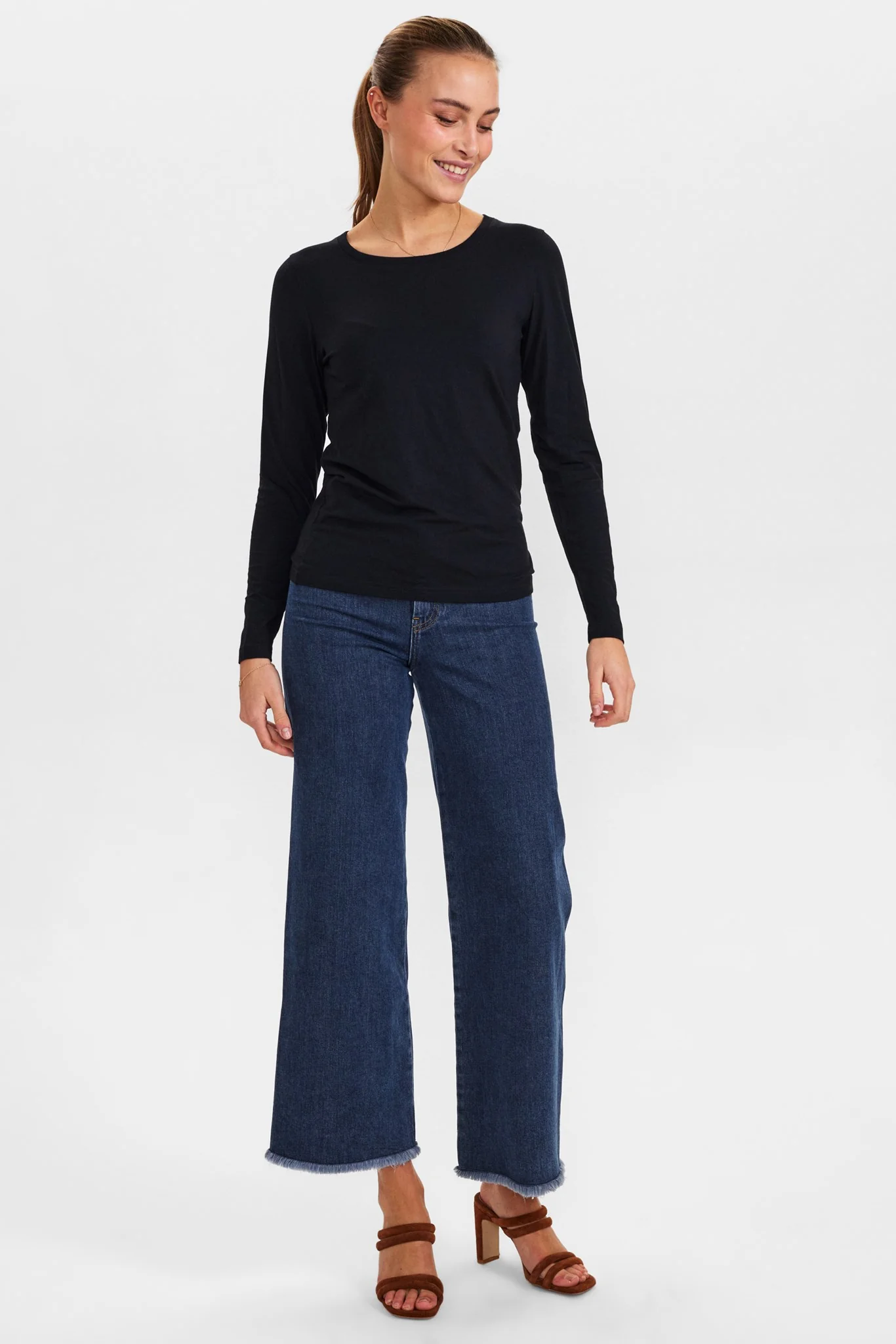 NUKAZUMI LS BLOUSE  - Caviar - Image 3