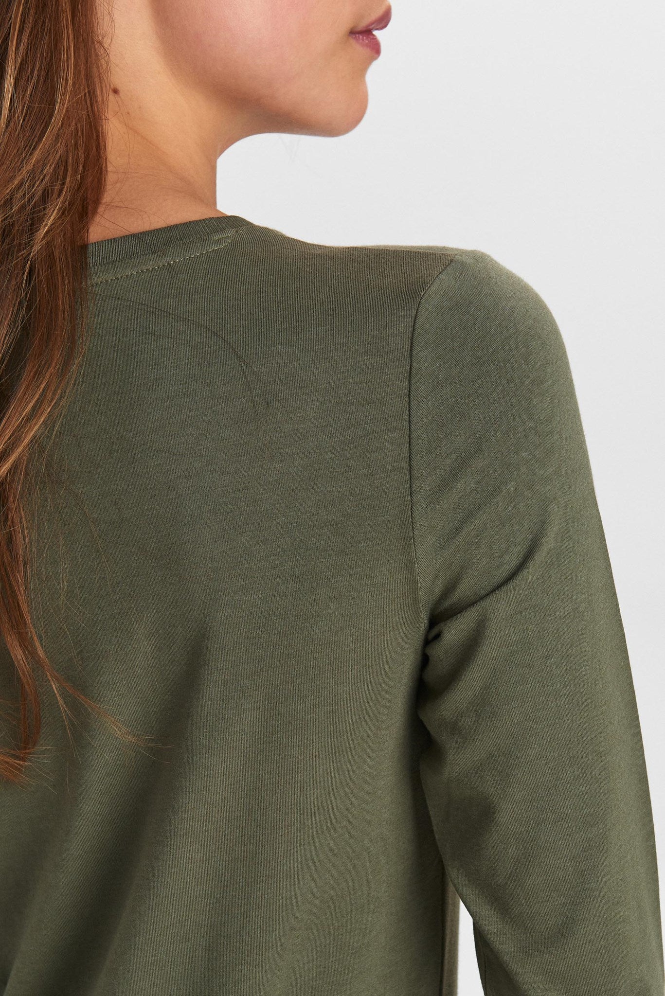 NUKAZUMI LS BLOUSE - NOOS - Deep Lichen Green - Image 5