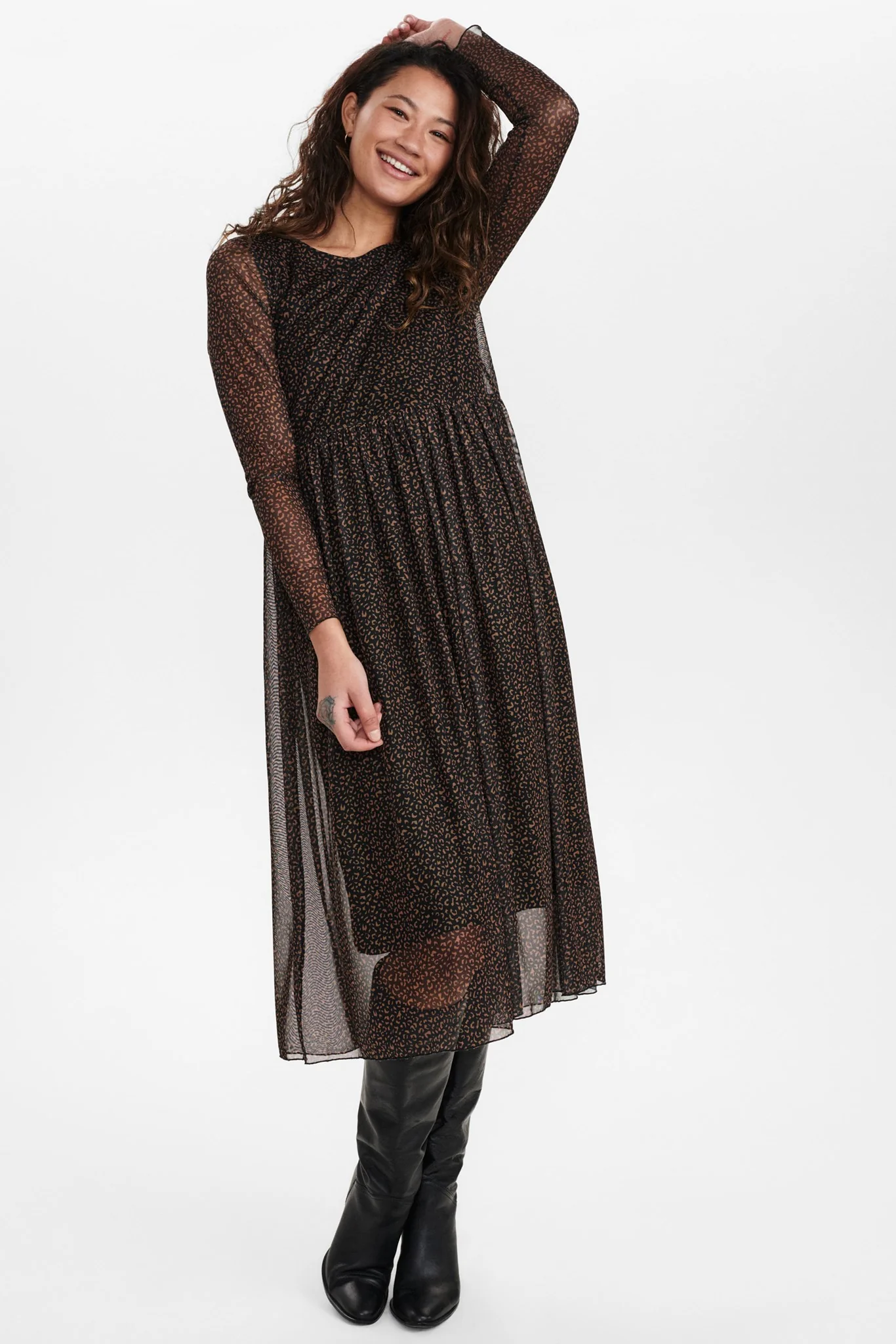 NUKEATON FREJA DRESS - Otter - Image 3