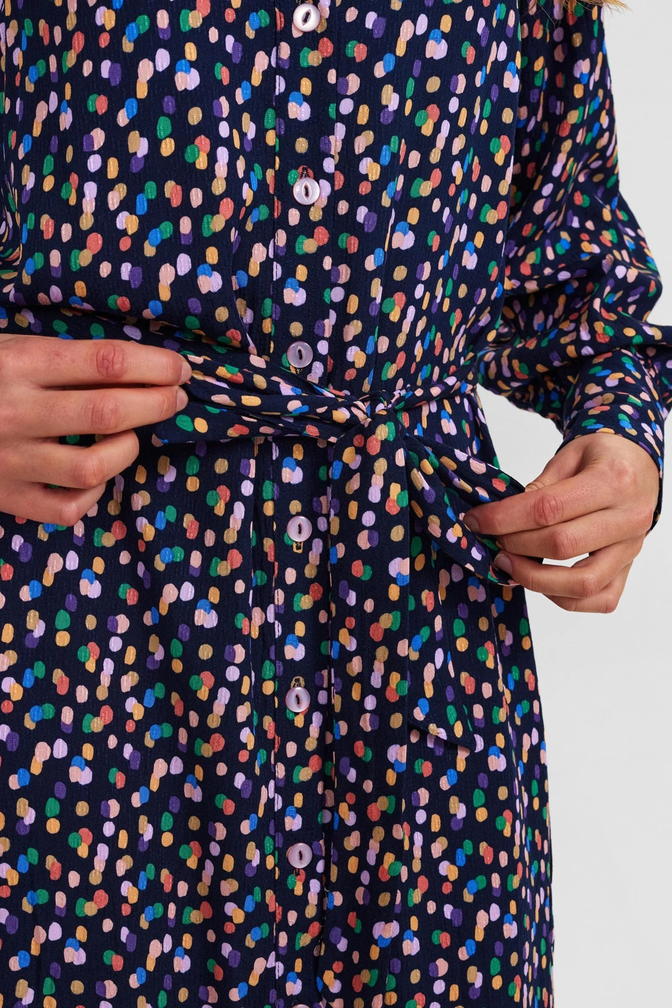 NUKIT SHIRT DRESS - Dark Sapphire - Image 5