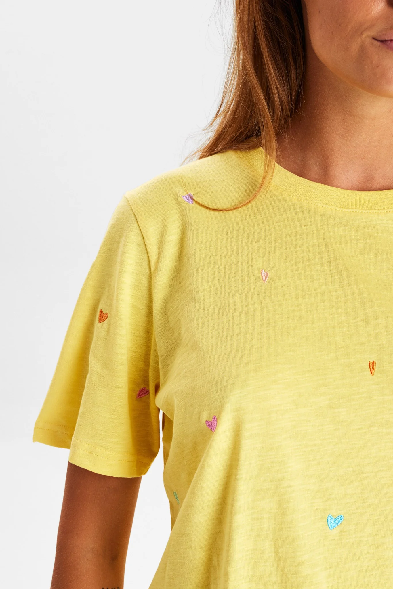 NUKRISTIN TEE - GOTS - Lemon Drop - Image 4