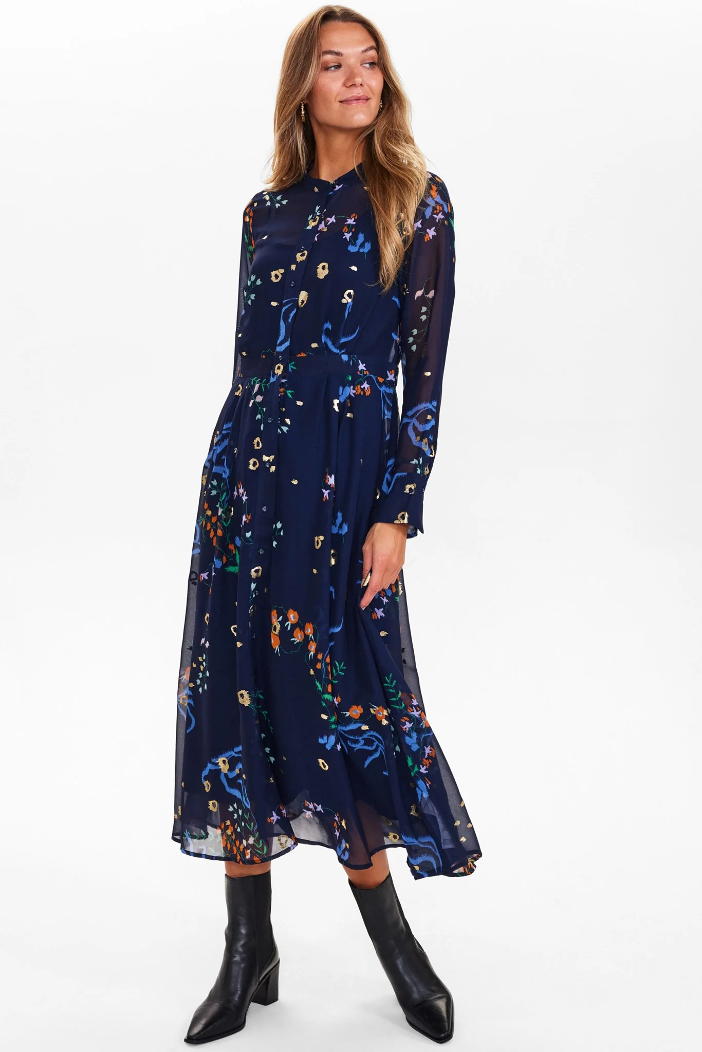 NUKYNDALL DRESS - Dark Sapphire - Image 3