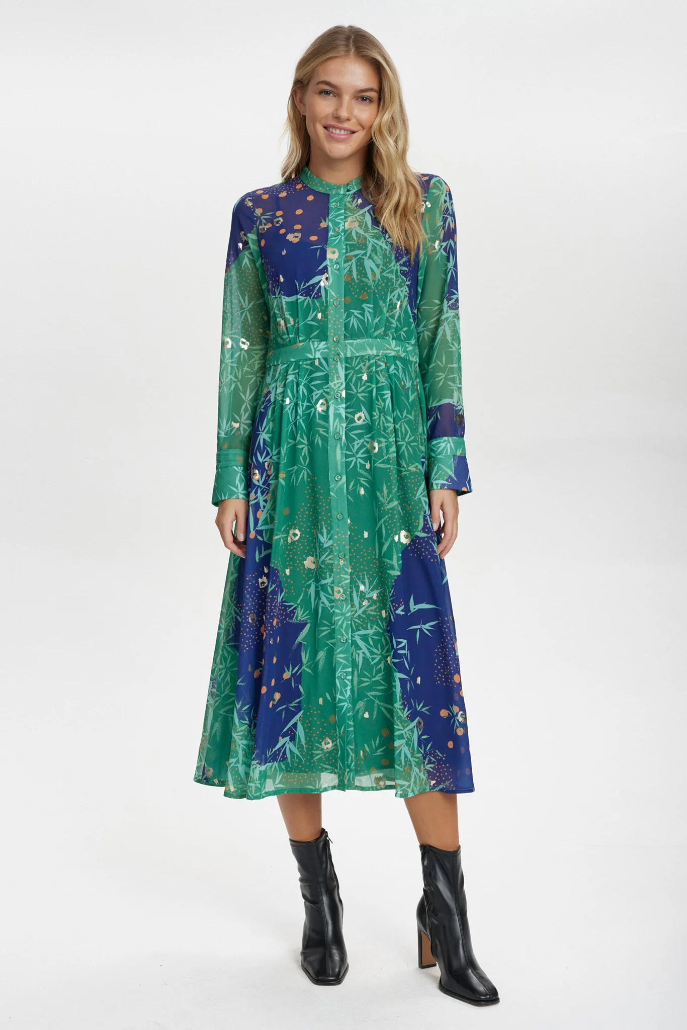 NUKYNDALL NEW DRESS - Pine Green - Image 4