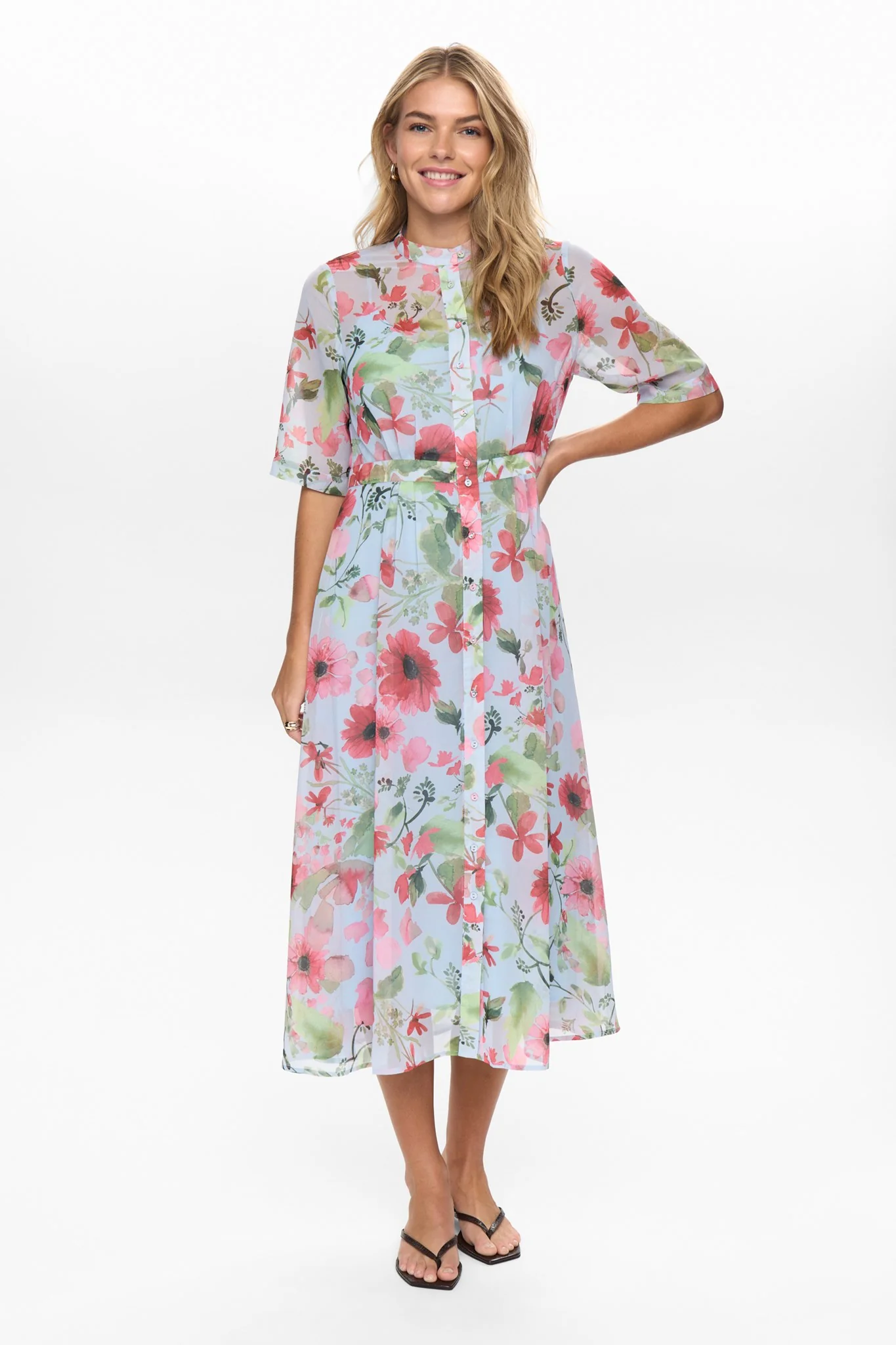 NUKYNDALL NEW SS DRESS - Airy Blue - Image 3