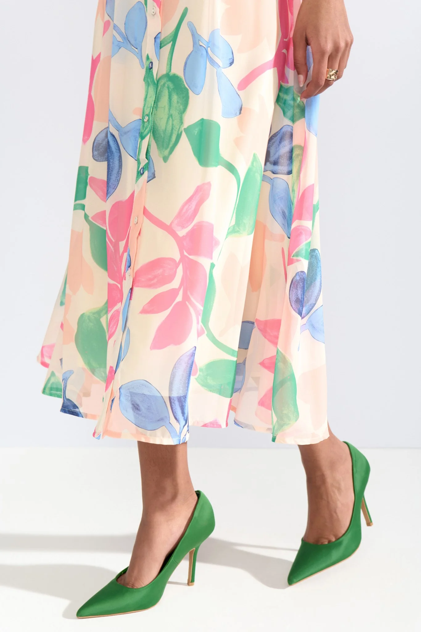 NUKYNDALL NEW SS DRESS - Birch - Image 5
