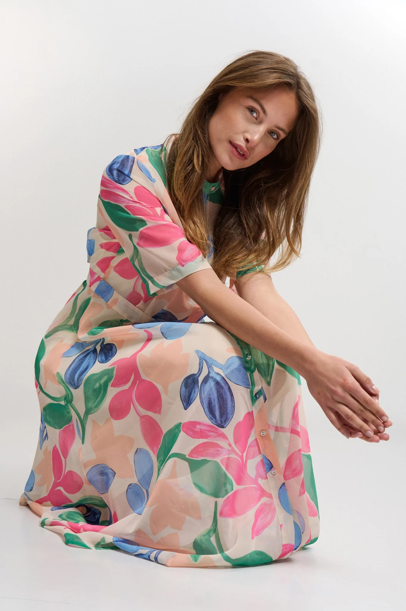 NUKYNDALL NEW SS DRESS - Birch - Image 6
