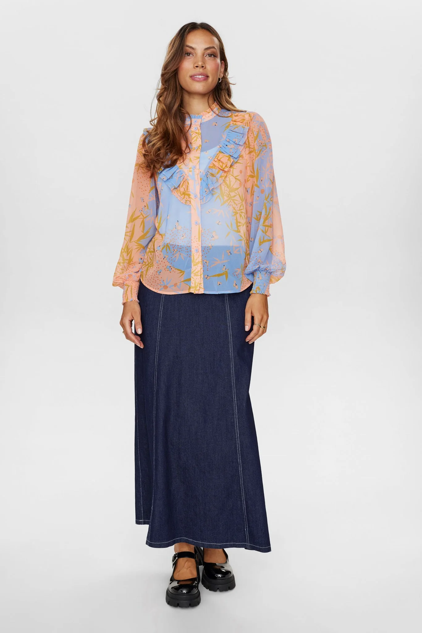 NUKYNDALL SHIRT - Peach Nectar - Image 3