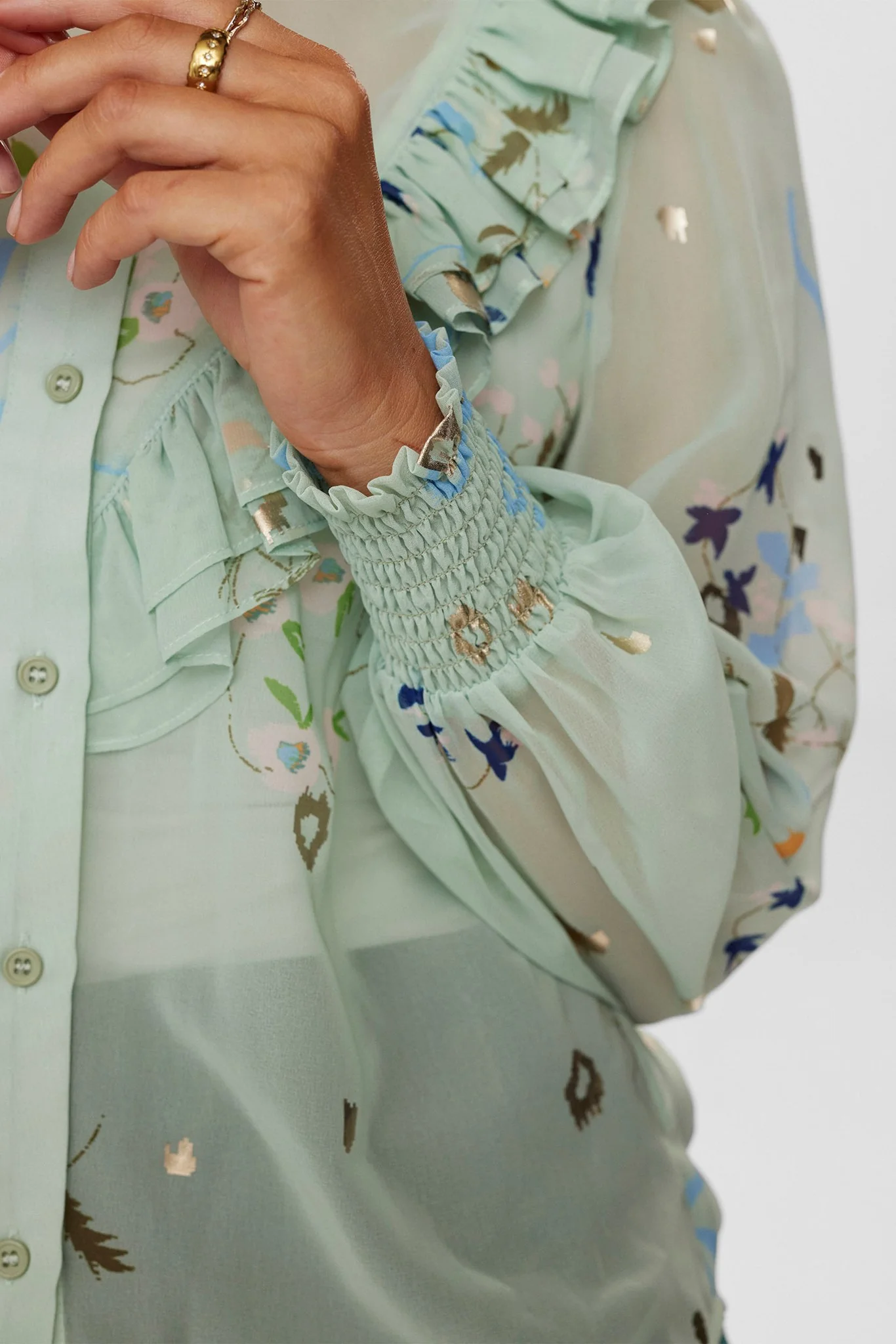NUKYNDALL SHIRT - Sea Foam - Image 5