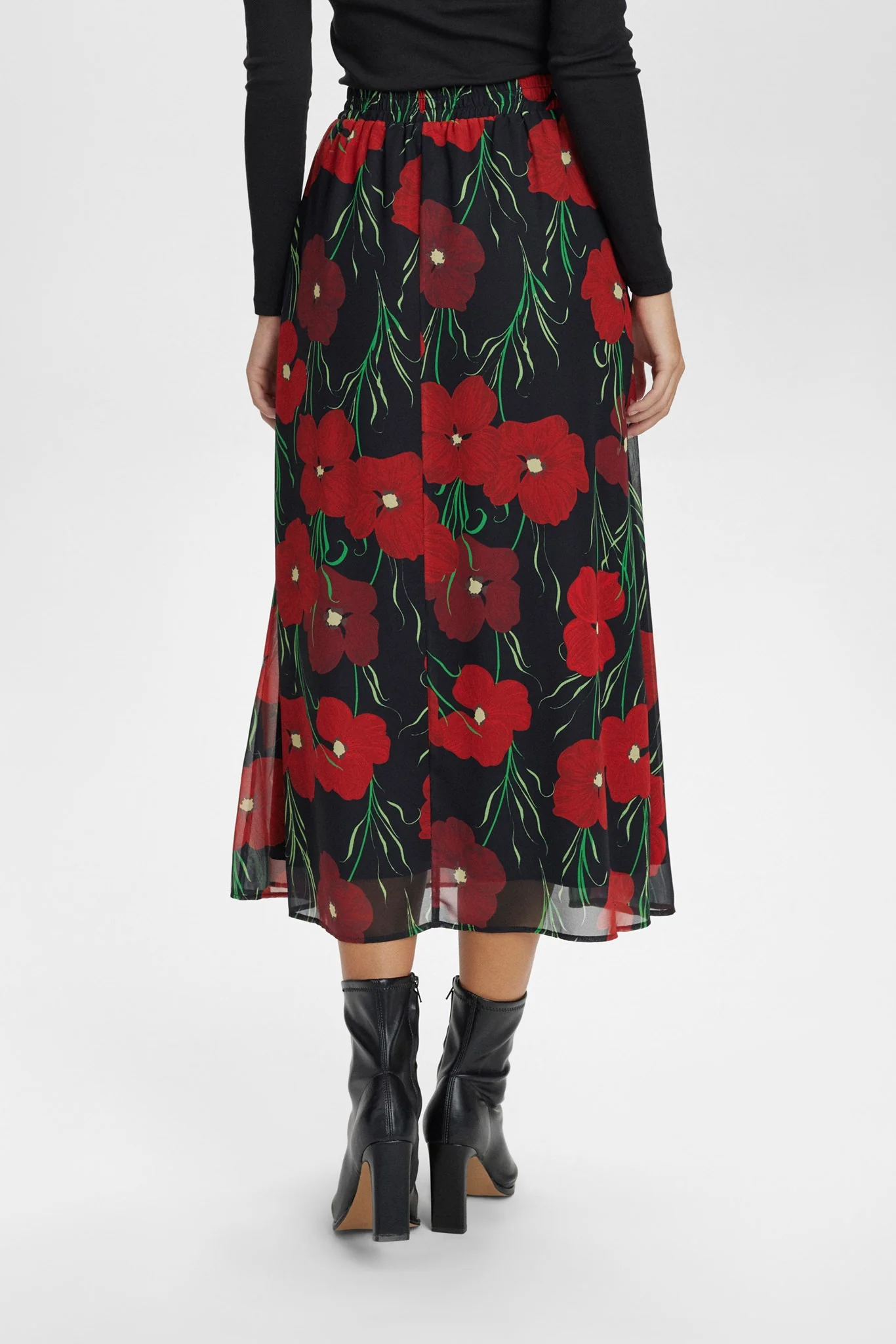 NUKYNDALL SKIRT - Fiery Red - Image 2