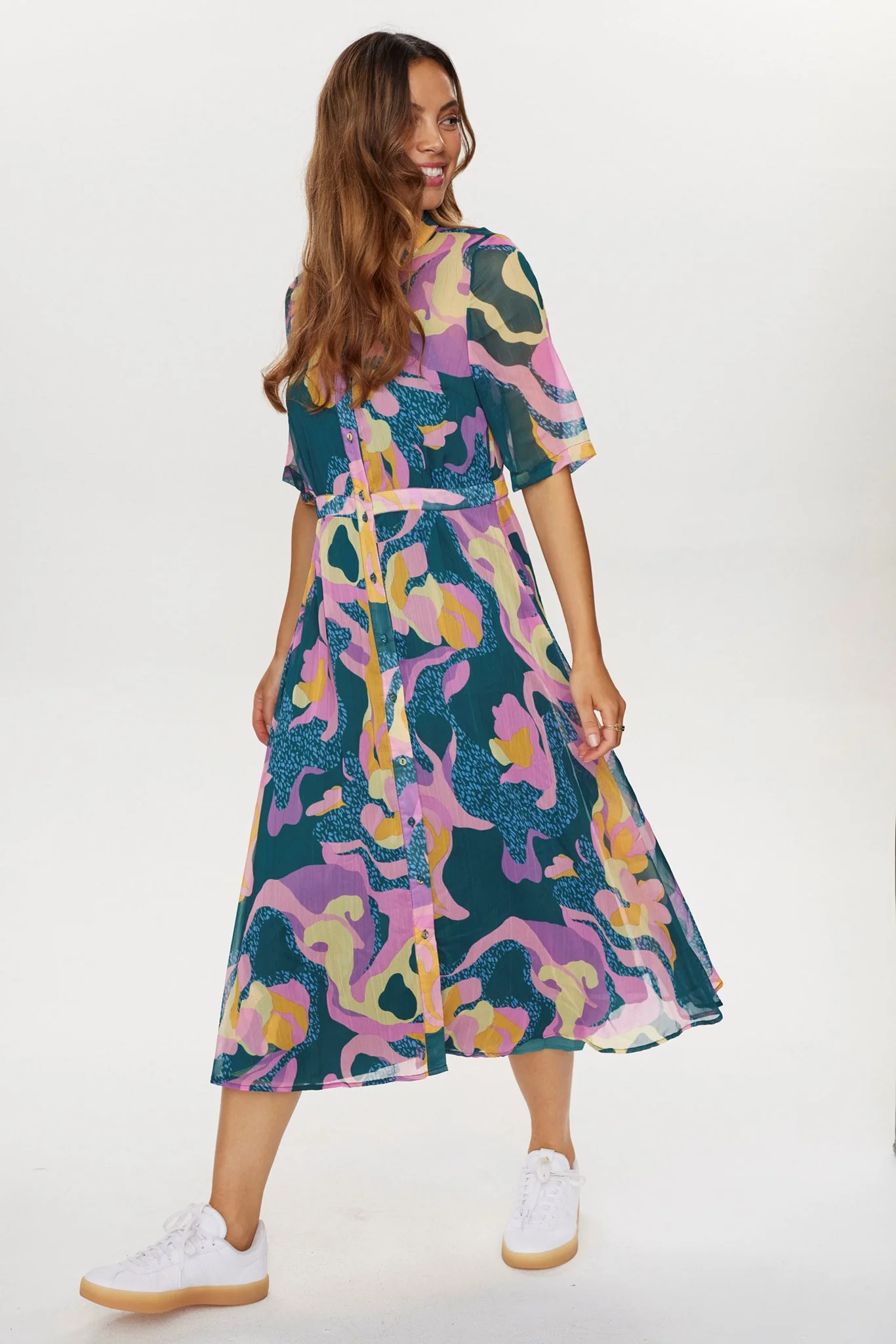 NUKYNDALL SS DRESS - Botanical Garden - Image 6