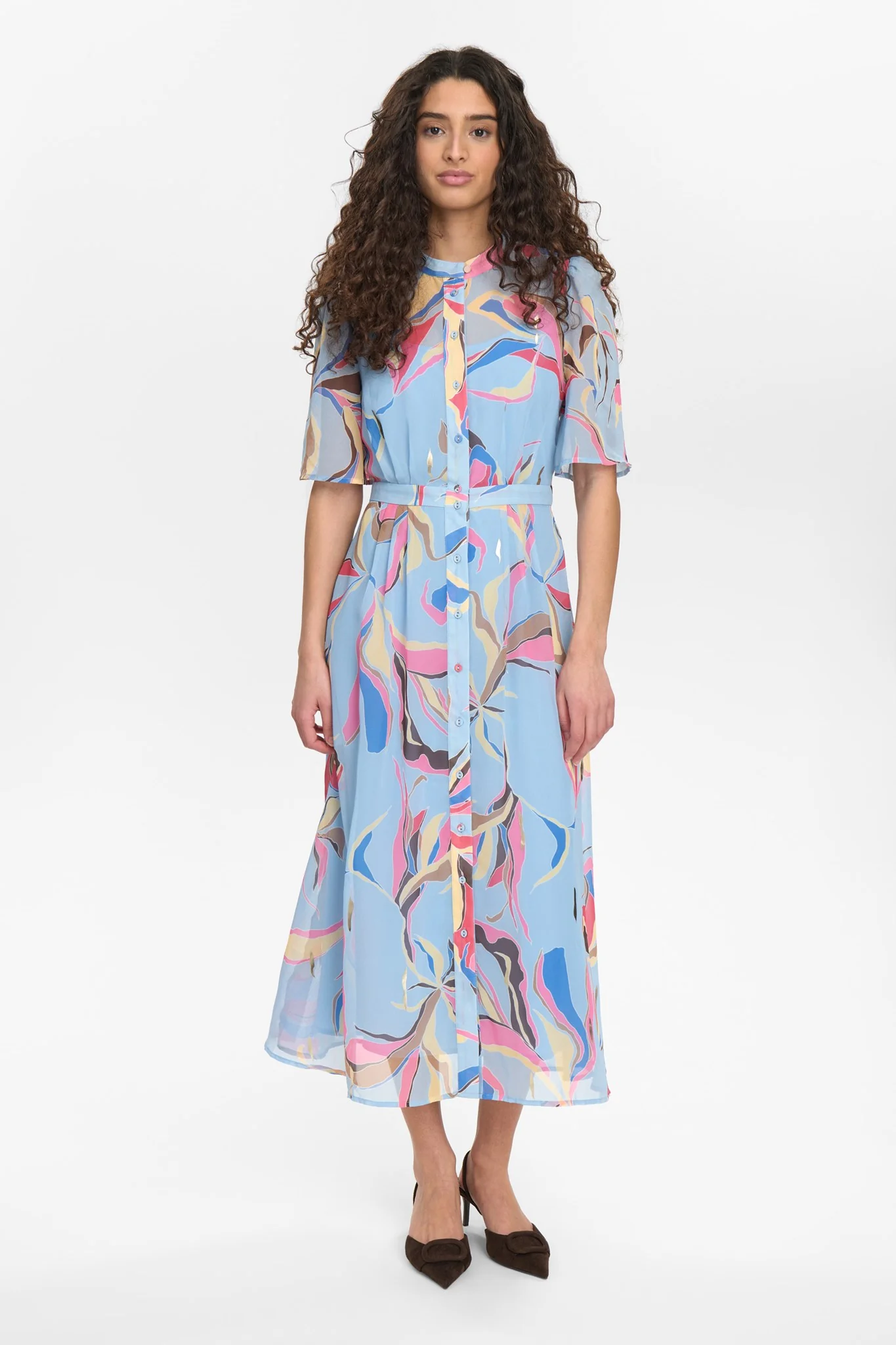 NUKYNDALL SS DRESS - Cerulean - Image 3