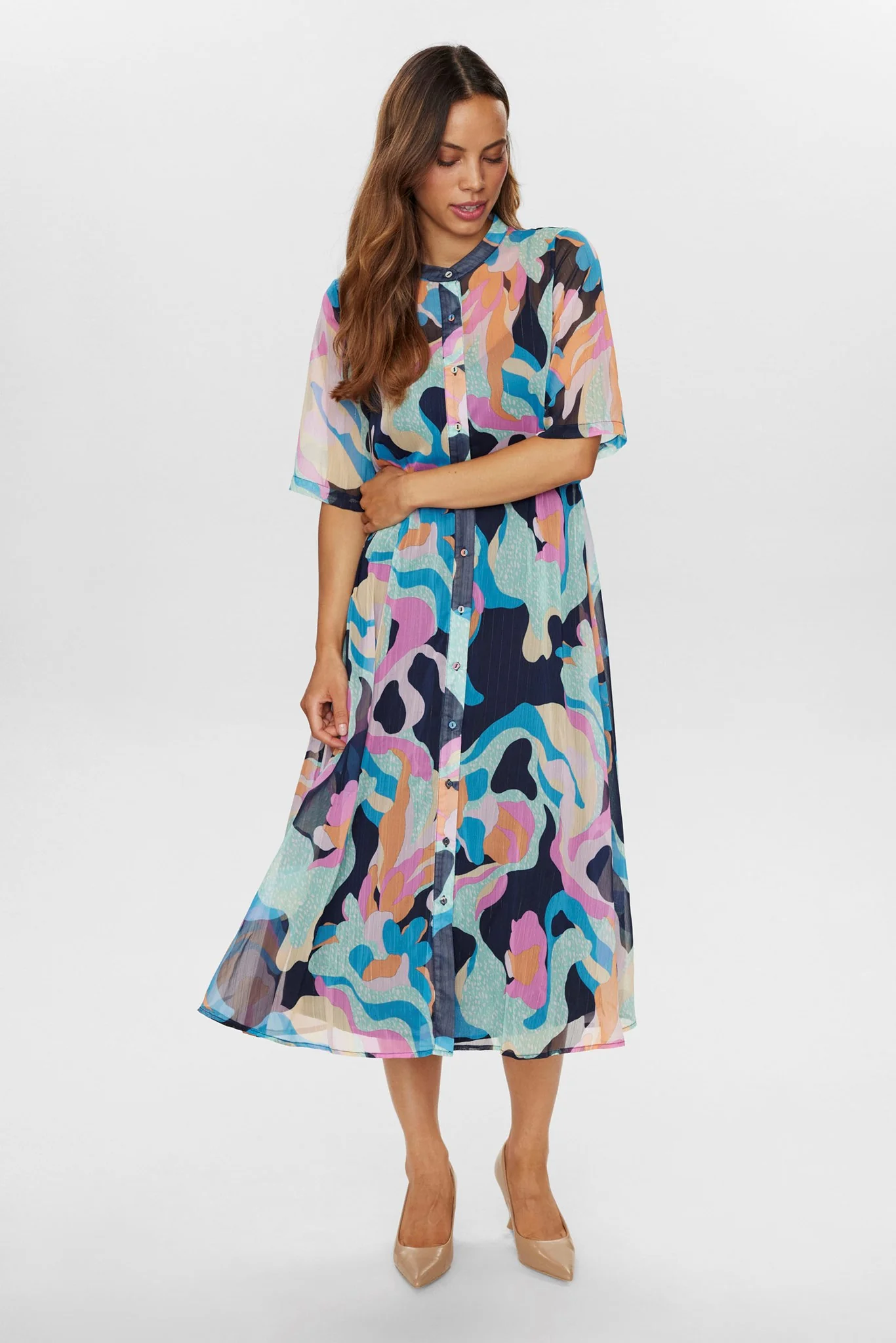NUKYNDALL SS DRESS - Dark Sapphire - Image 3