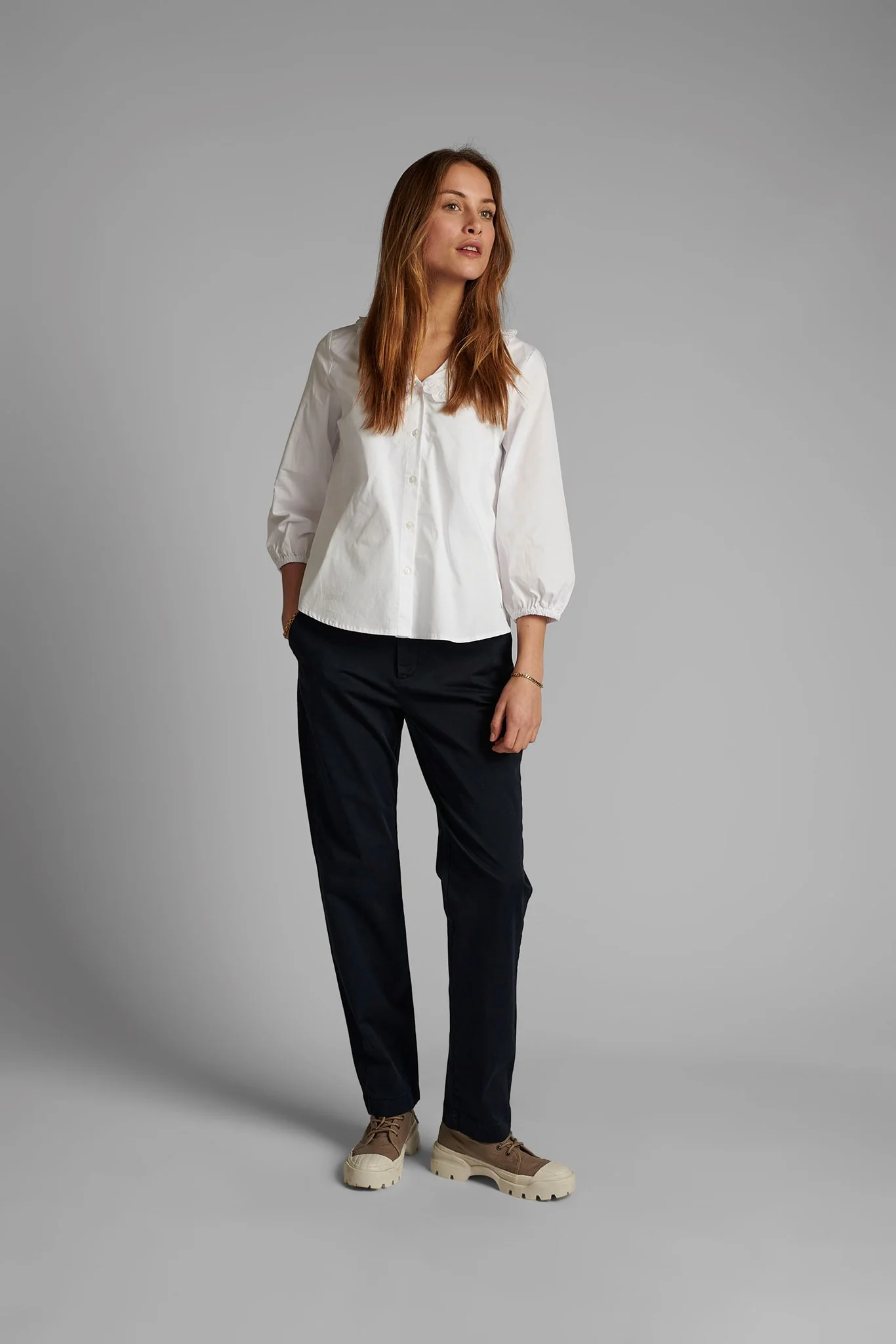 NULACY SHIRT - Bright White - Image 3