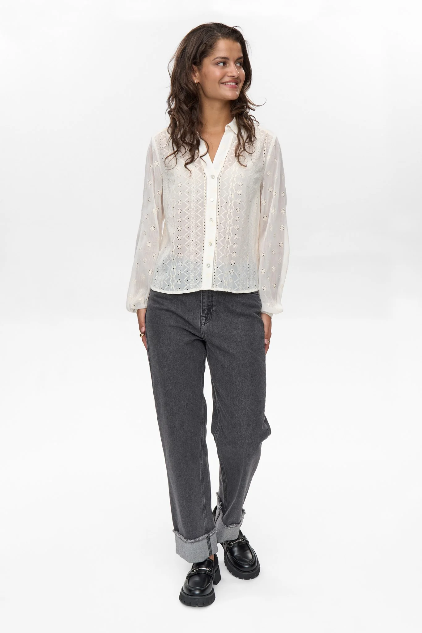 NULAURE SHIRT - Cloud Dancer - Image 3