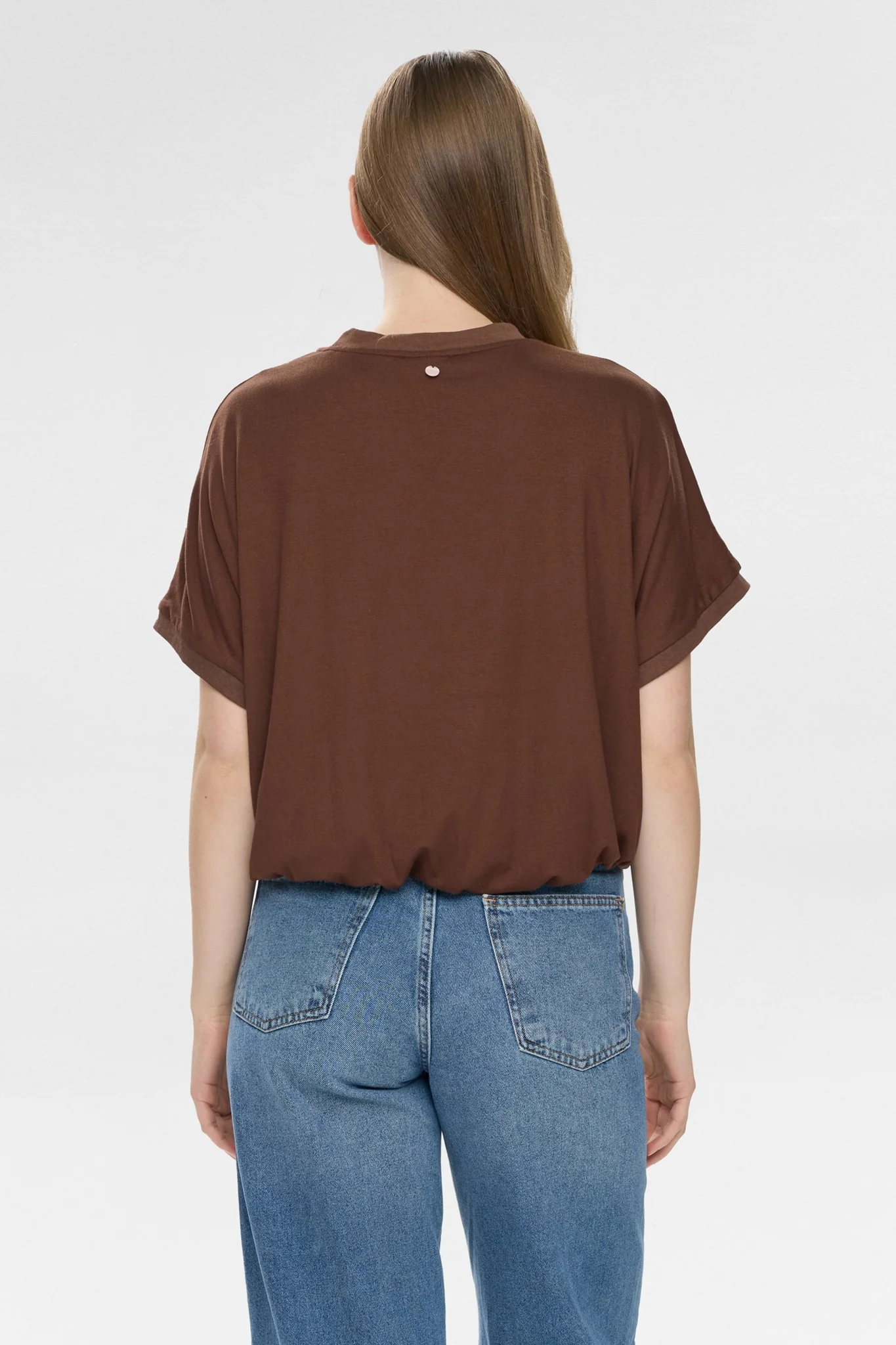 NULEAH BOXY TEE - Chicory Coffee - Image 2