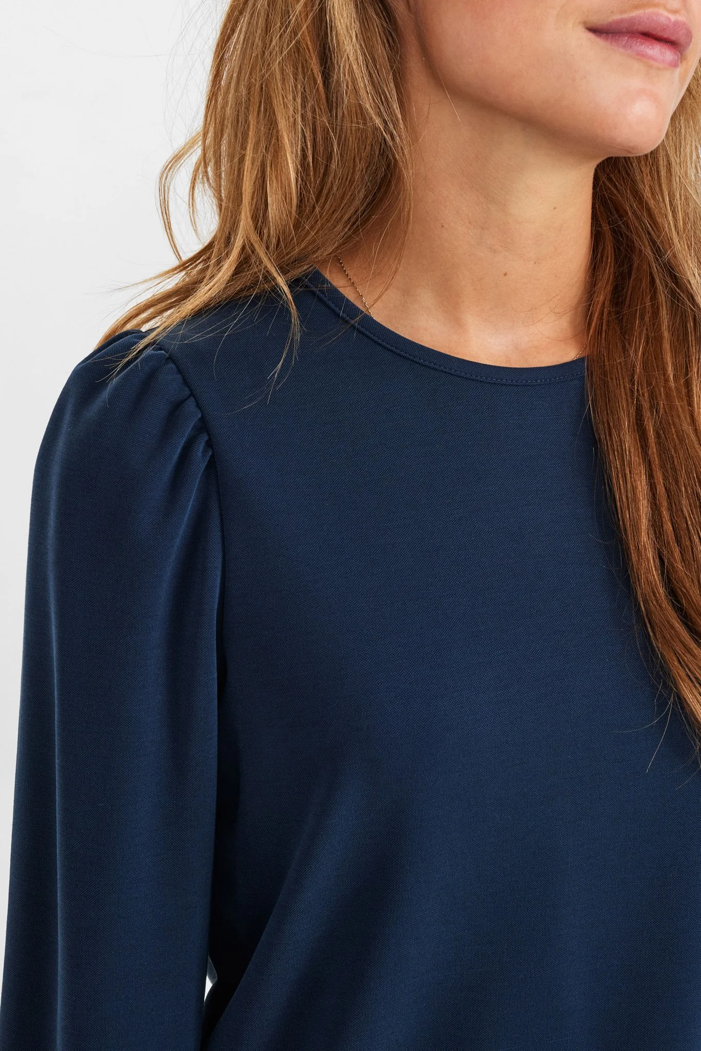 NULEANNE LS BLOUSE - Dark Sapphire - Image 4