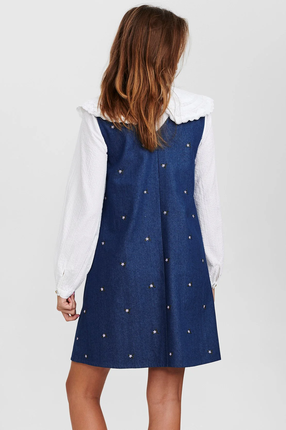 NULEAVE DRESS - Dark Blue Denim - Image 2