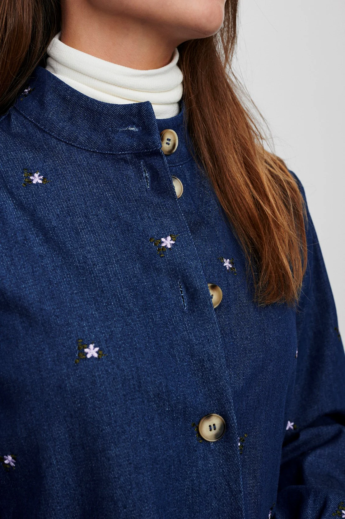 NULEAVE JACKET - Dark Blue Denim - Image 4