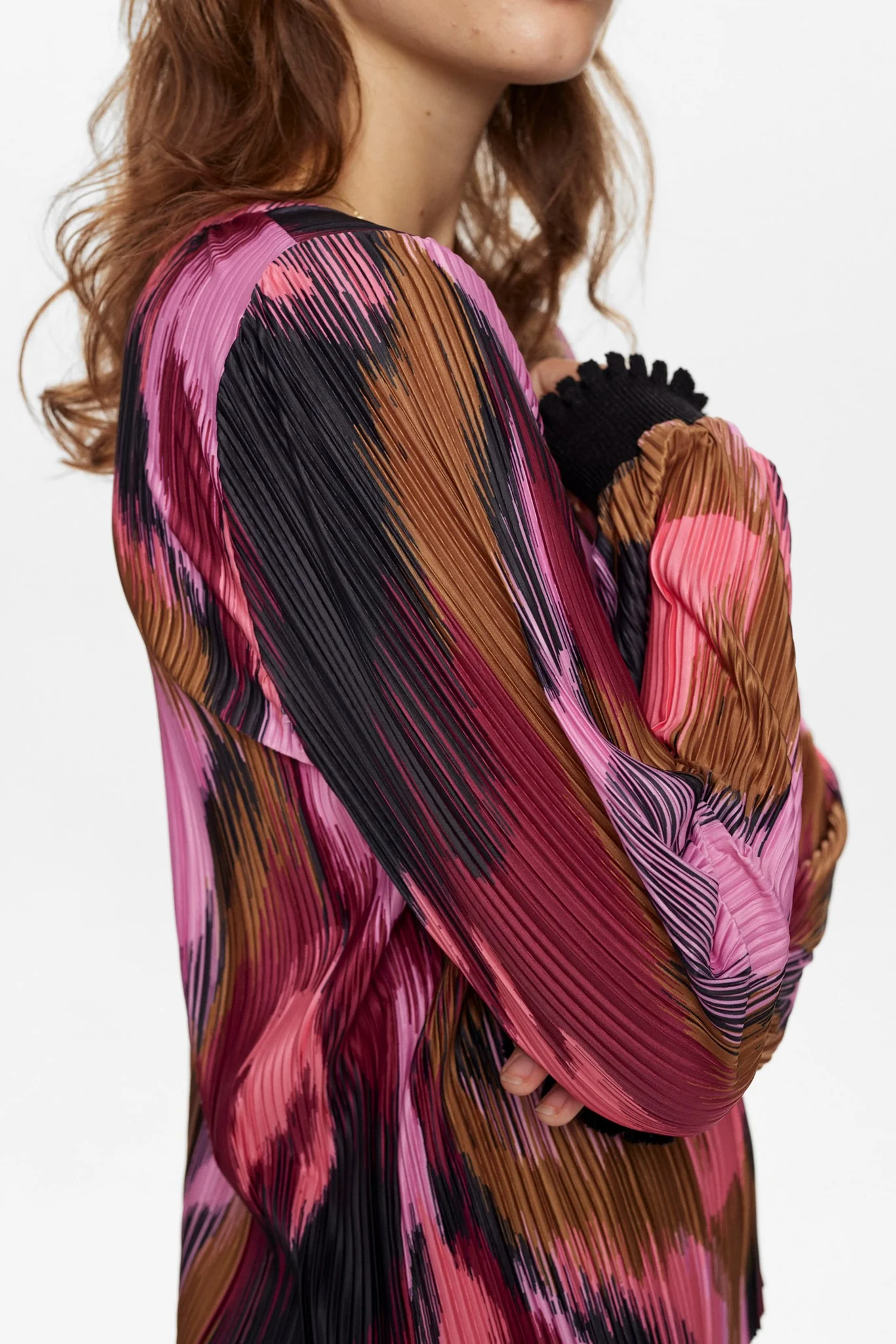 NULEAVY BLOUSE - Beet Red - Image 5