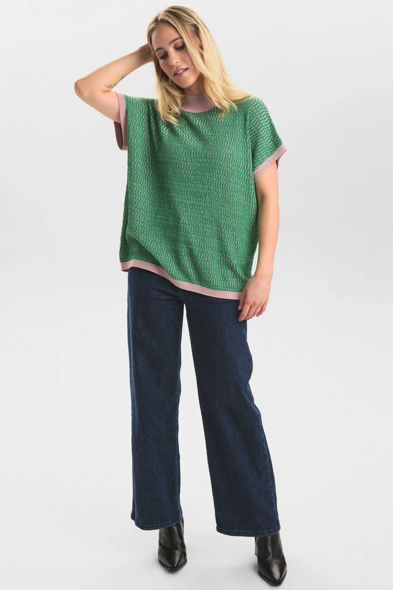 NULENA LUREX HIGH NECK  - Leprechaun - Image 3