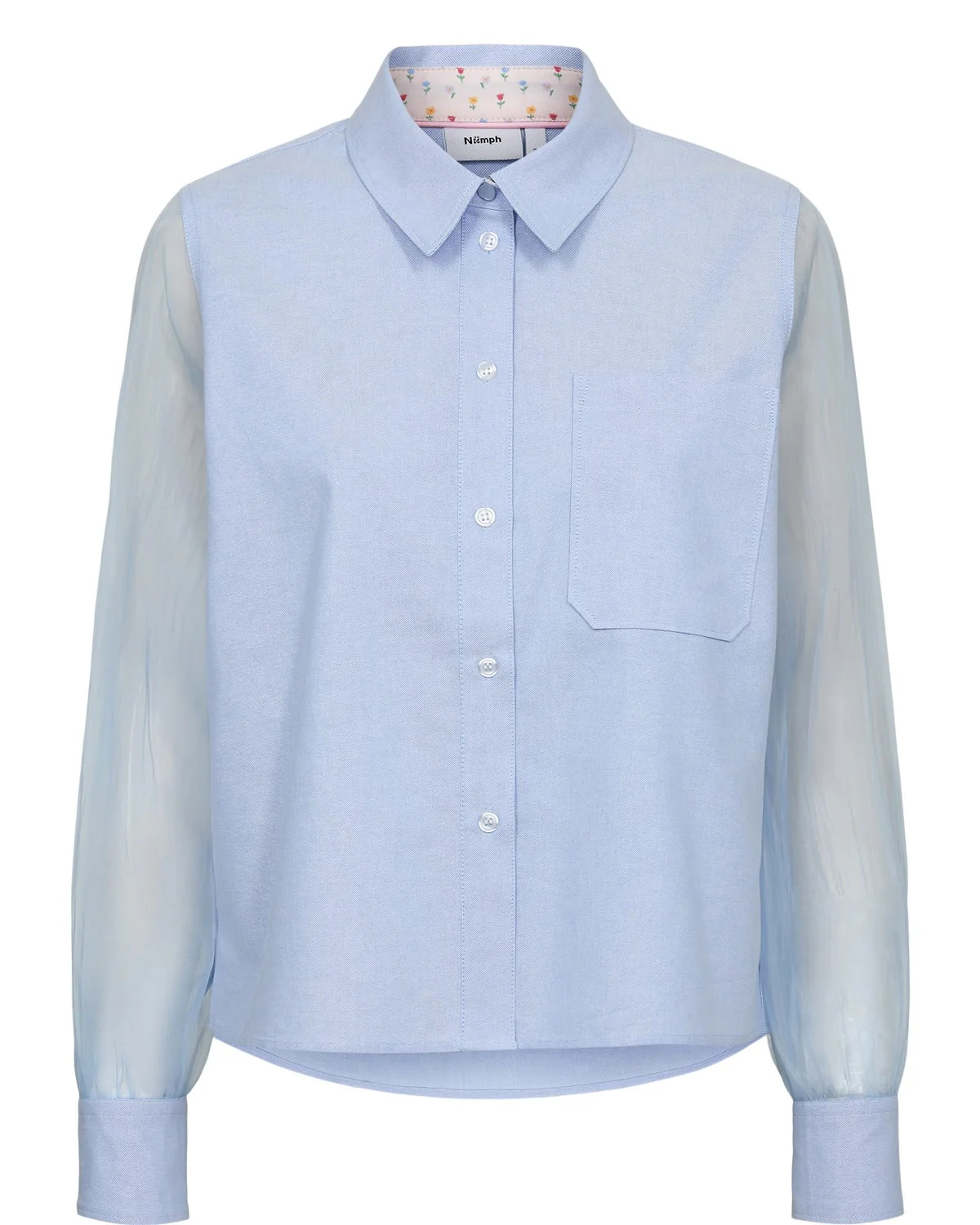 NULENORA ORGANZA SHIRT - Hydrangea - Image 6