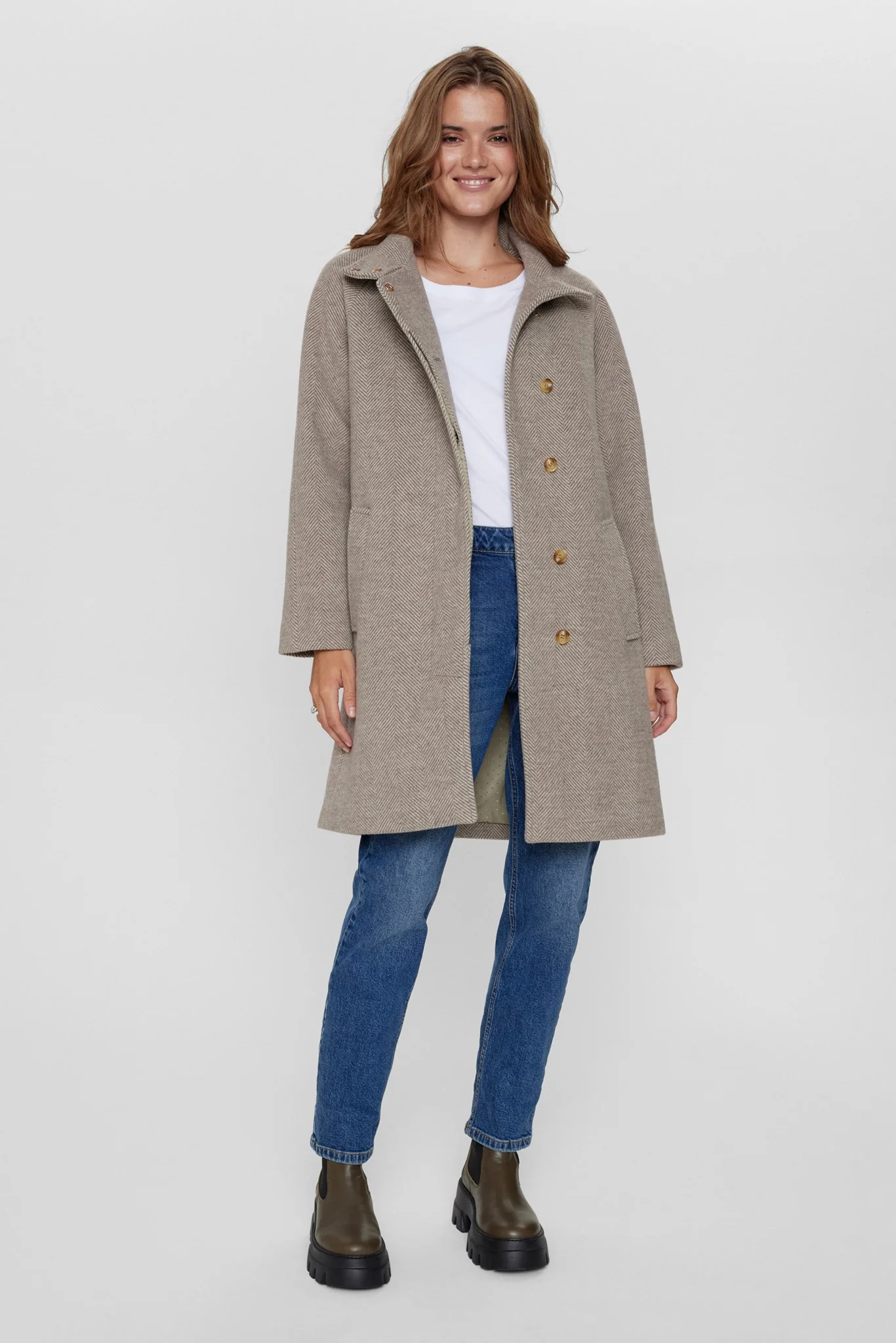 NULIBBY COAT - Chicory Coffee - Image 3