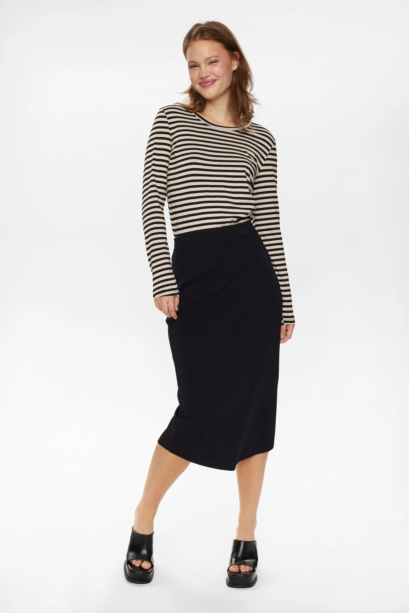 NULILLY  LONG SKIRT - Caviar - Image 3